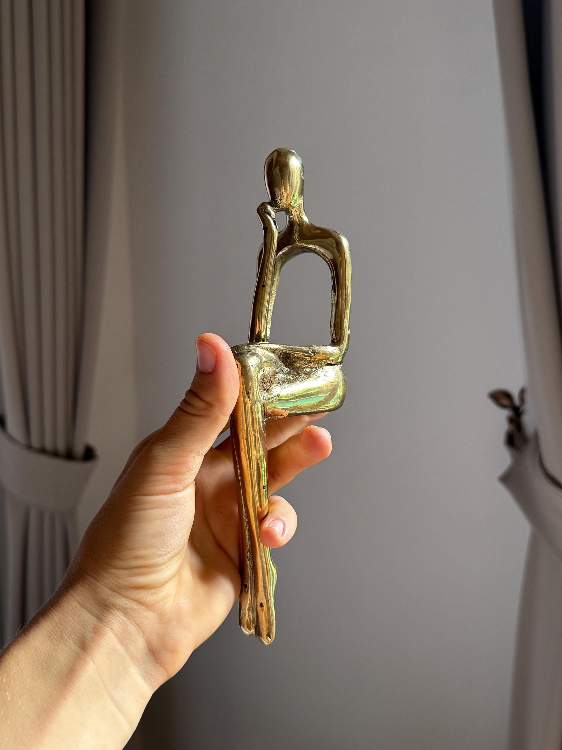 Minimalist Brass Sculpture