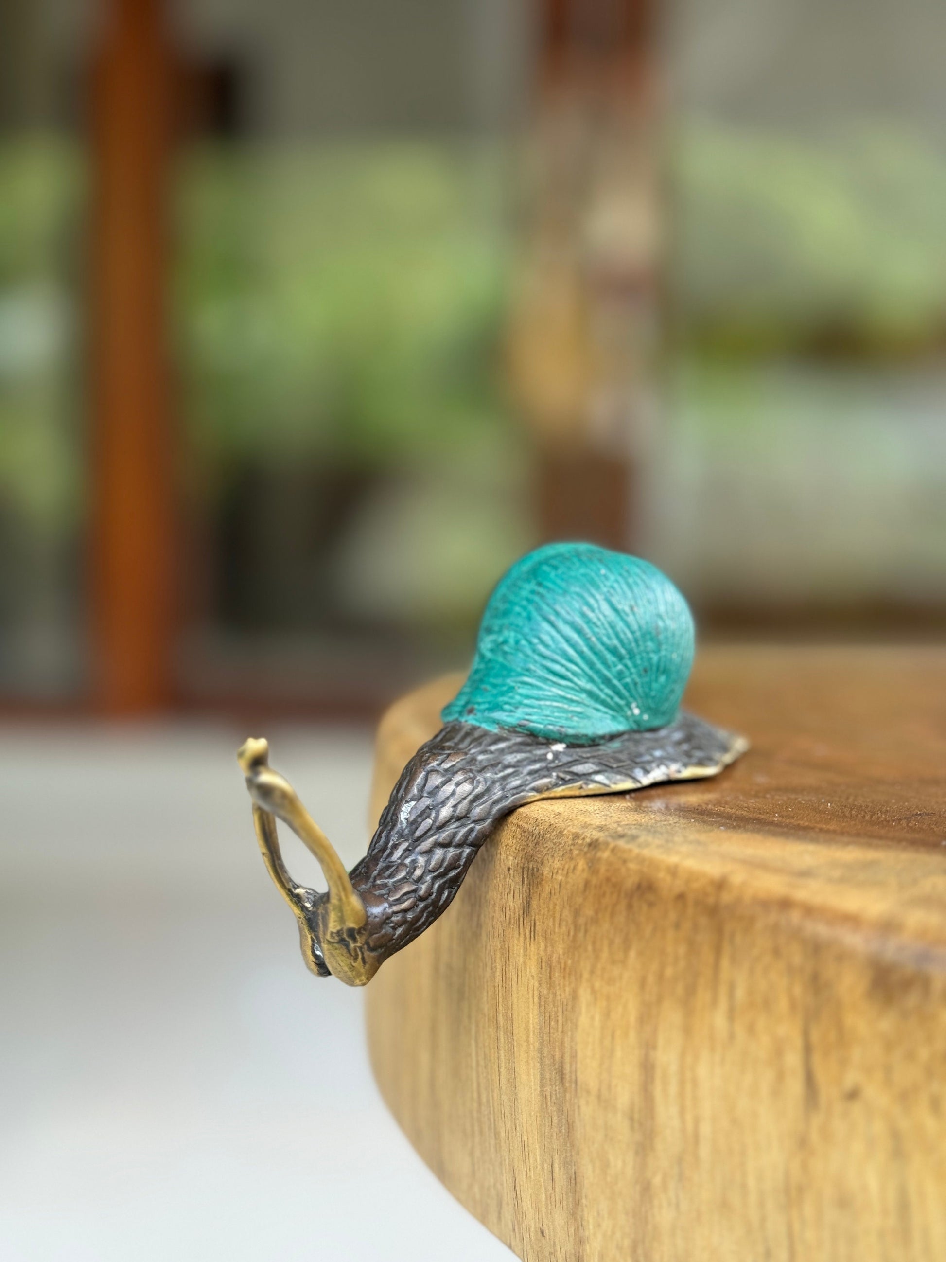 Brass Snail Figurine