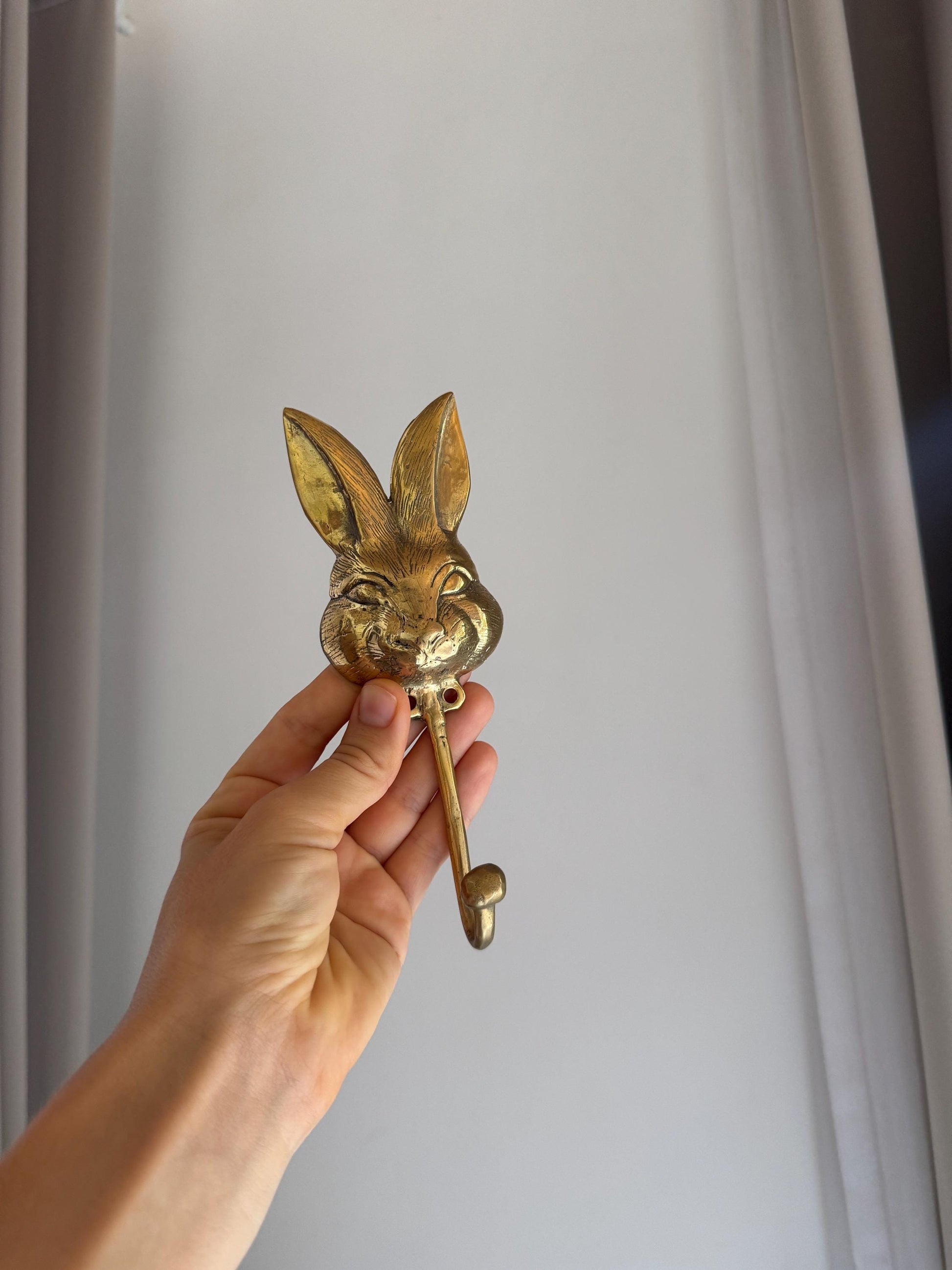Brass Bunny Hook