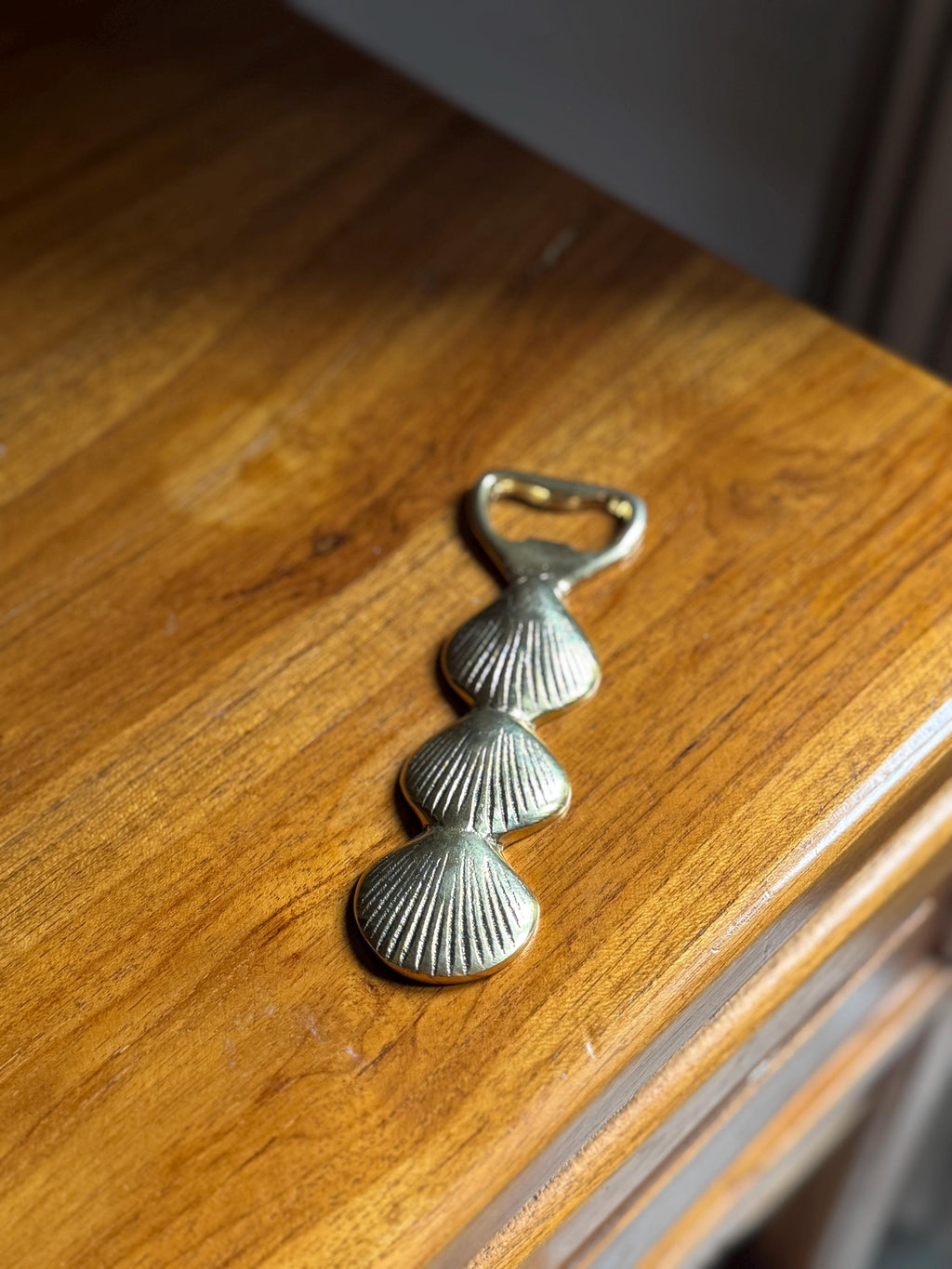 Brass Seashell Bottle Opener