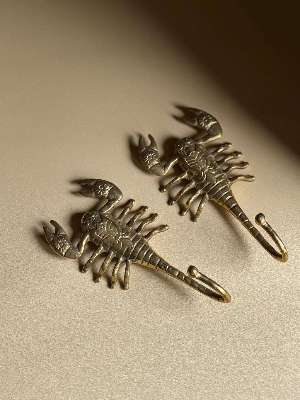Handcrafted Brass Scorpion Hook