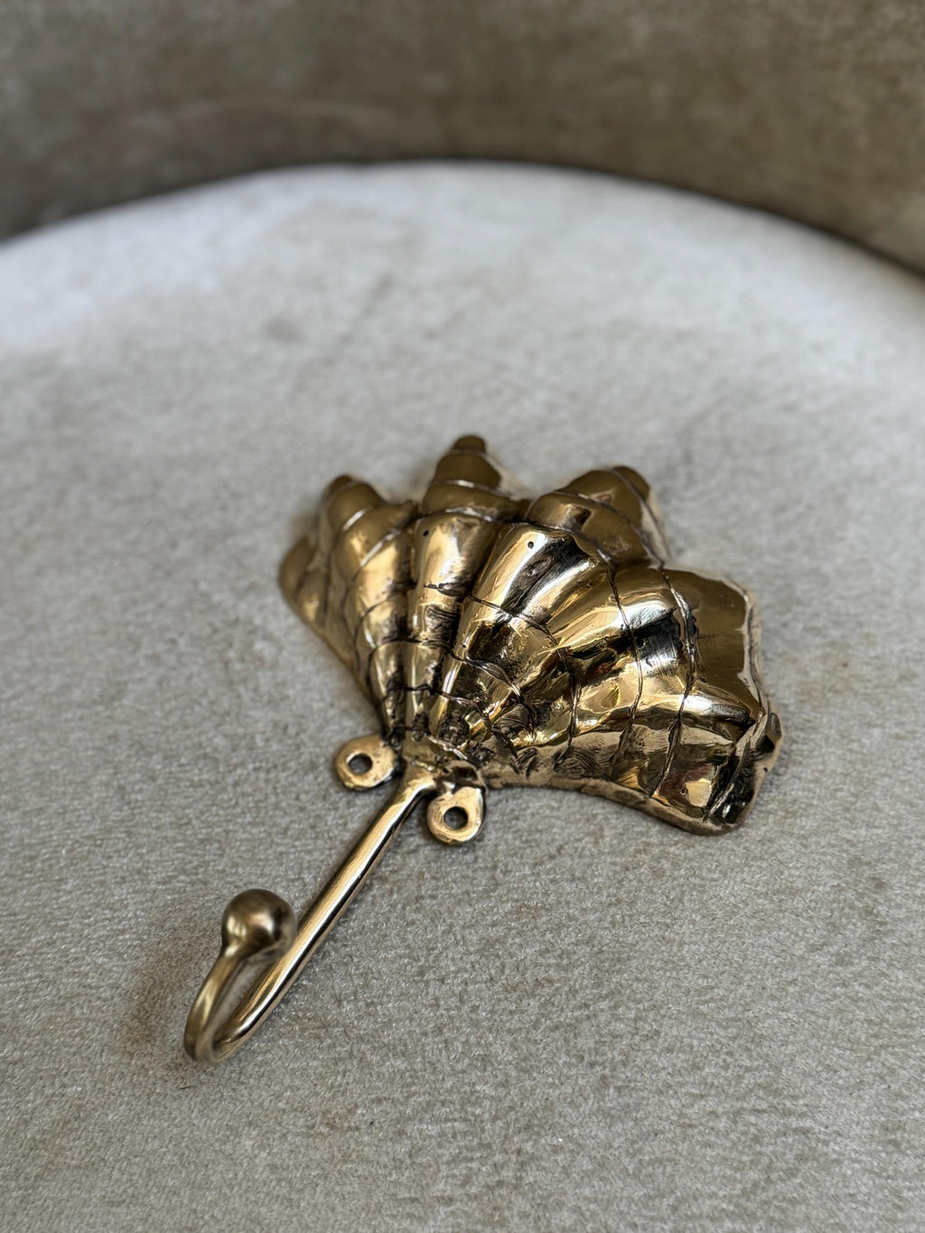 Brass Seashell Hook