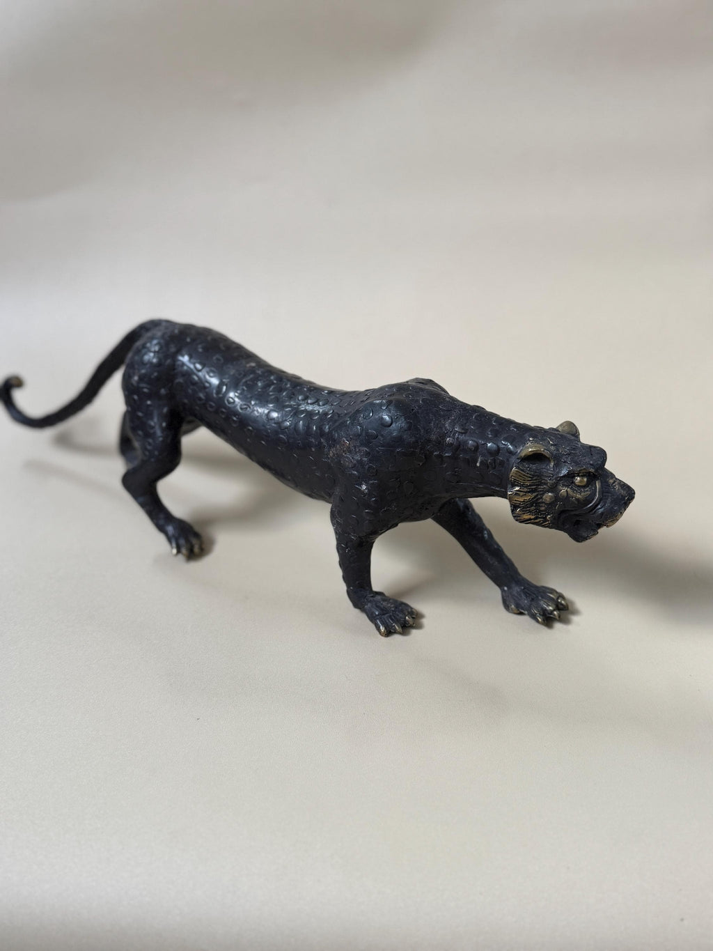 Brass Leopard Figurine