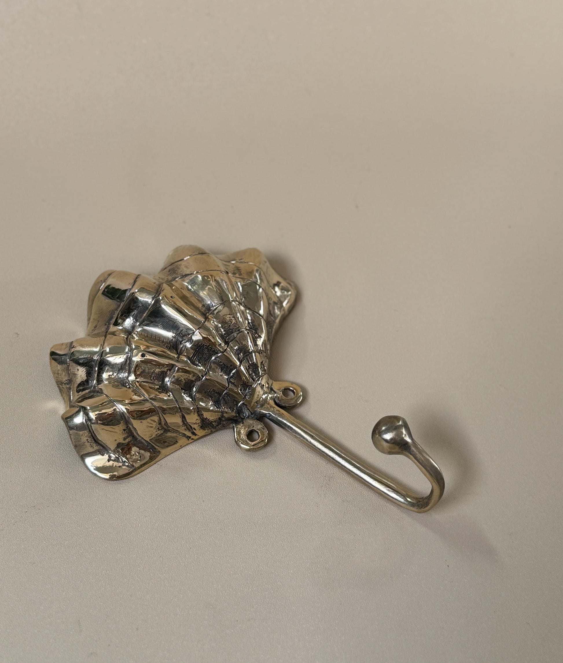 Brass Seashell Hook