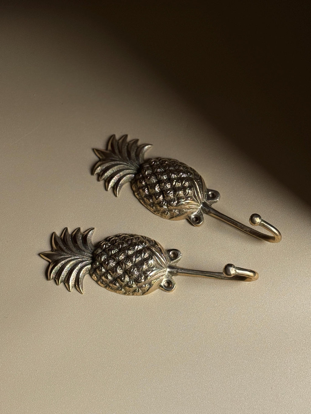 Brass Pineapple Wall Hook