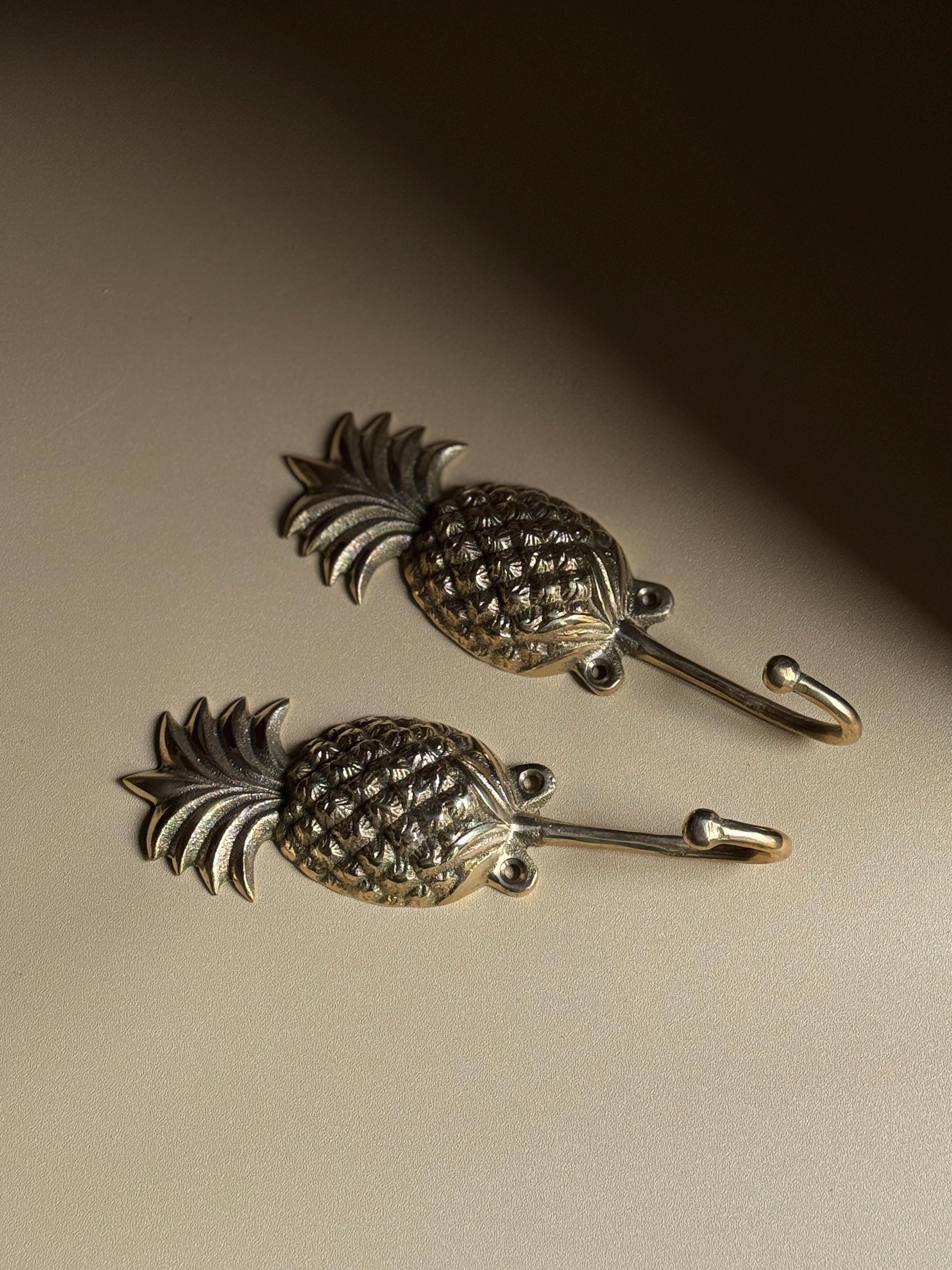 Brass Pineapple Wall Hook