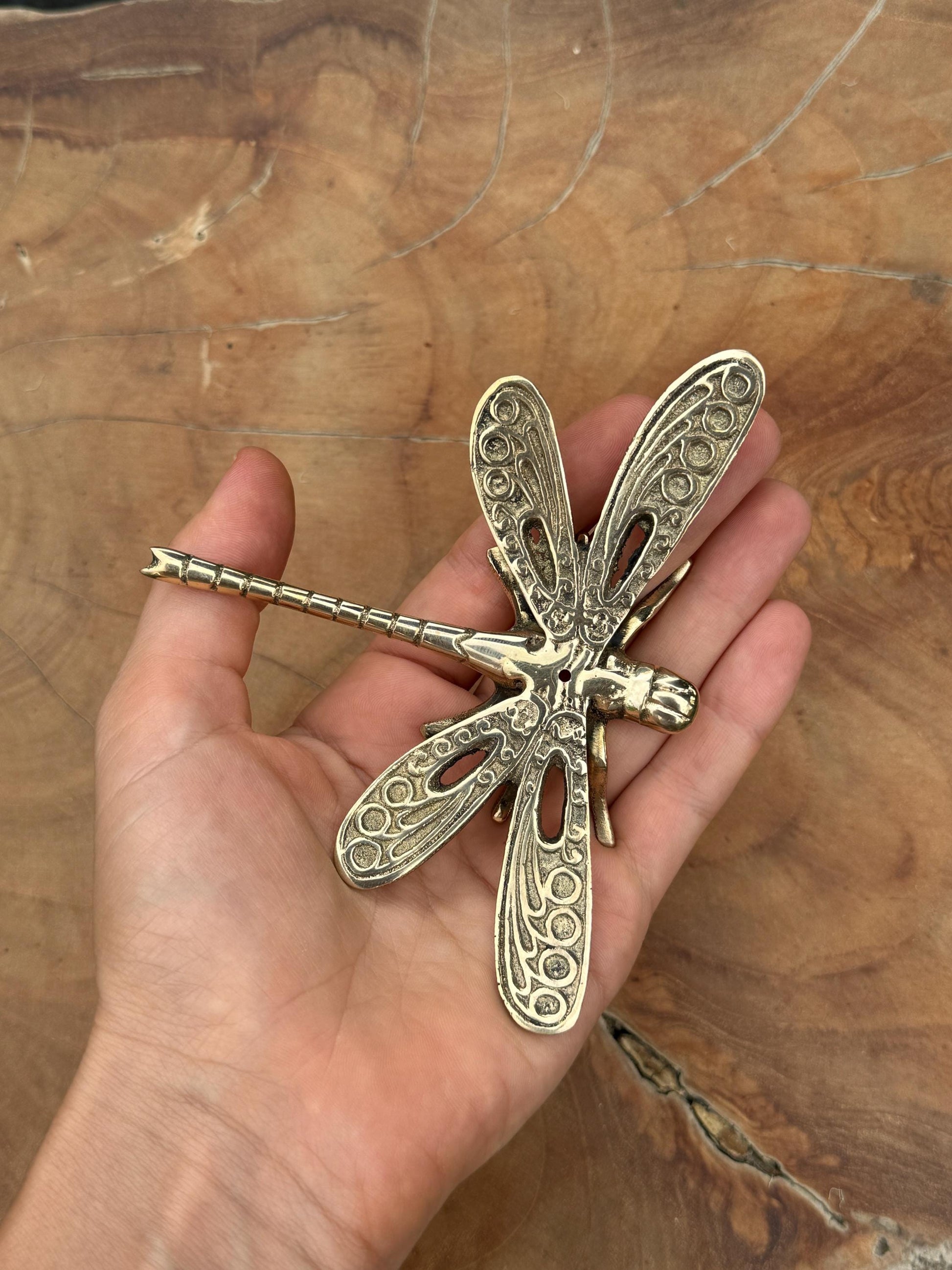 Brass Dragonfly Sculptures