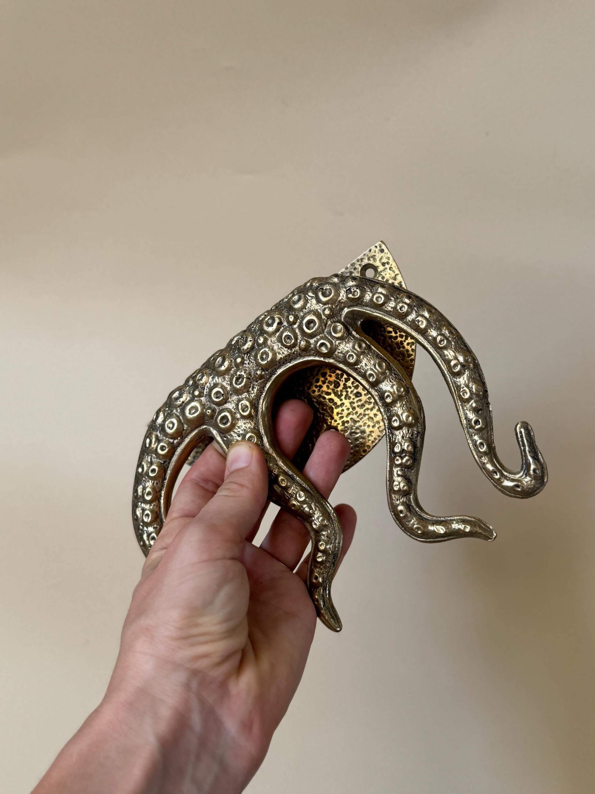 Whimsical Octopus Tentacle Door Handle