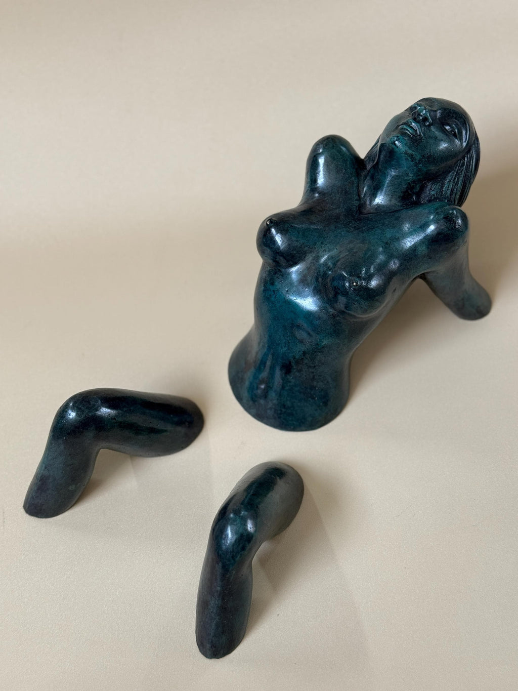 Bronze Female Torso Sculpture