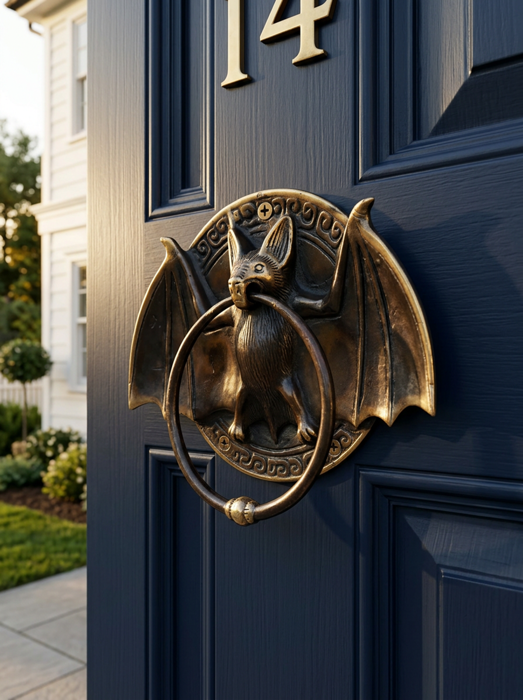 Brass Bat Door Knocker