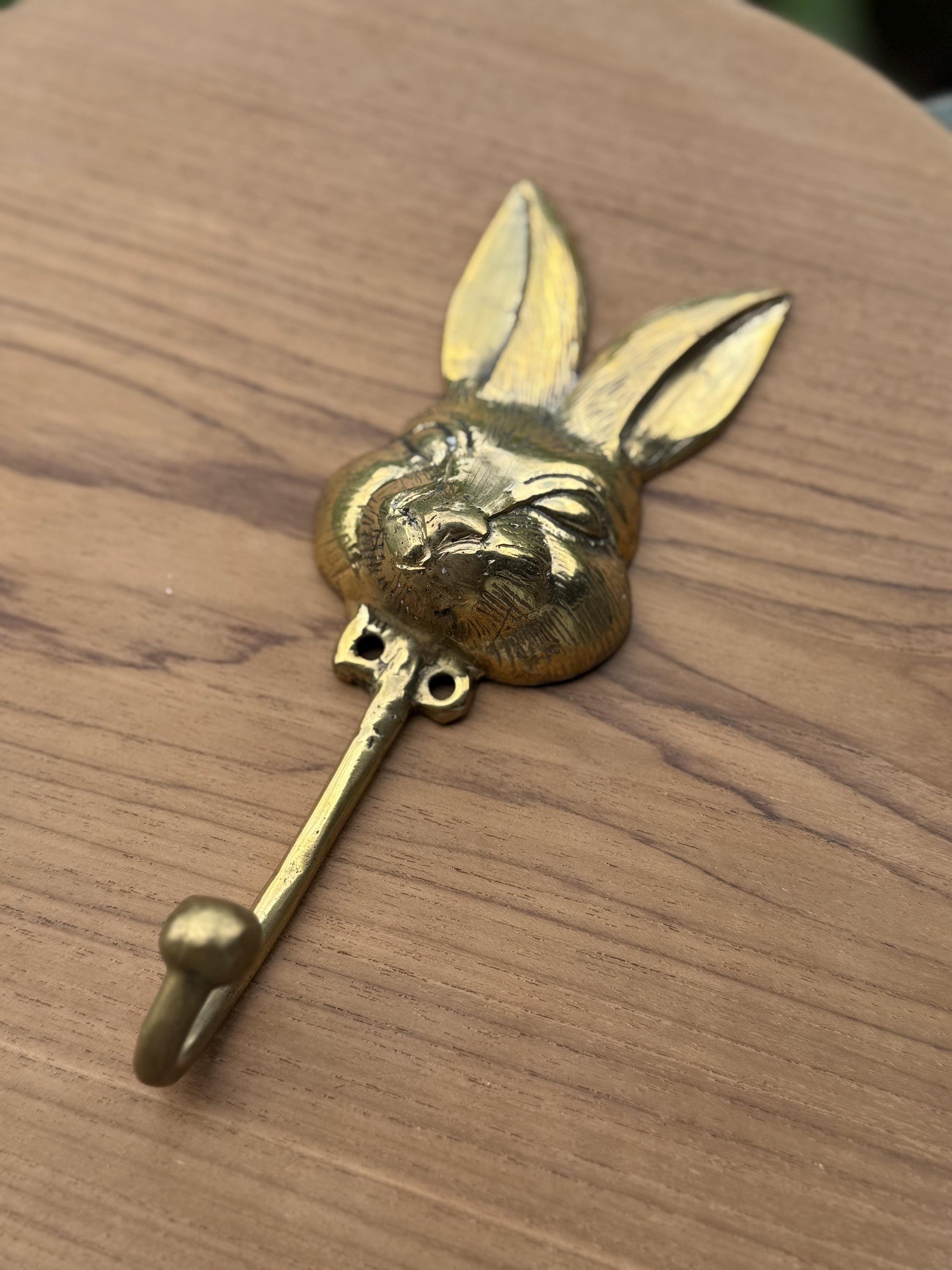 Brass Bunny Wall Hook