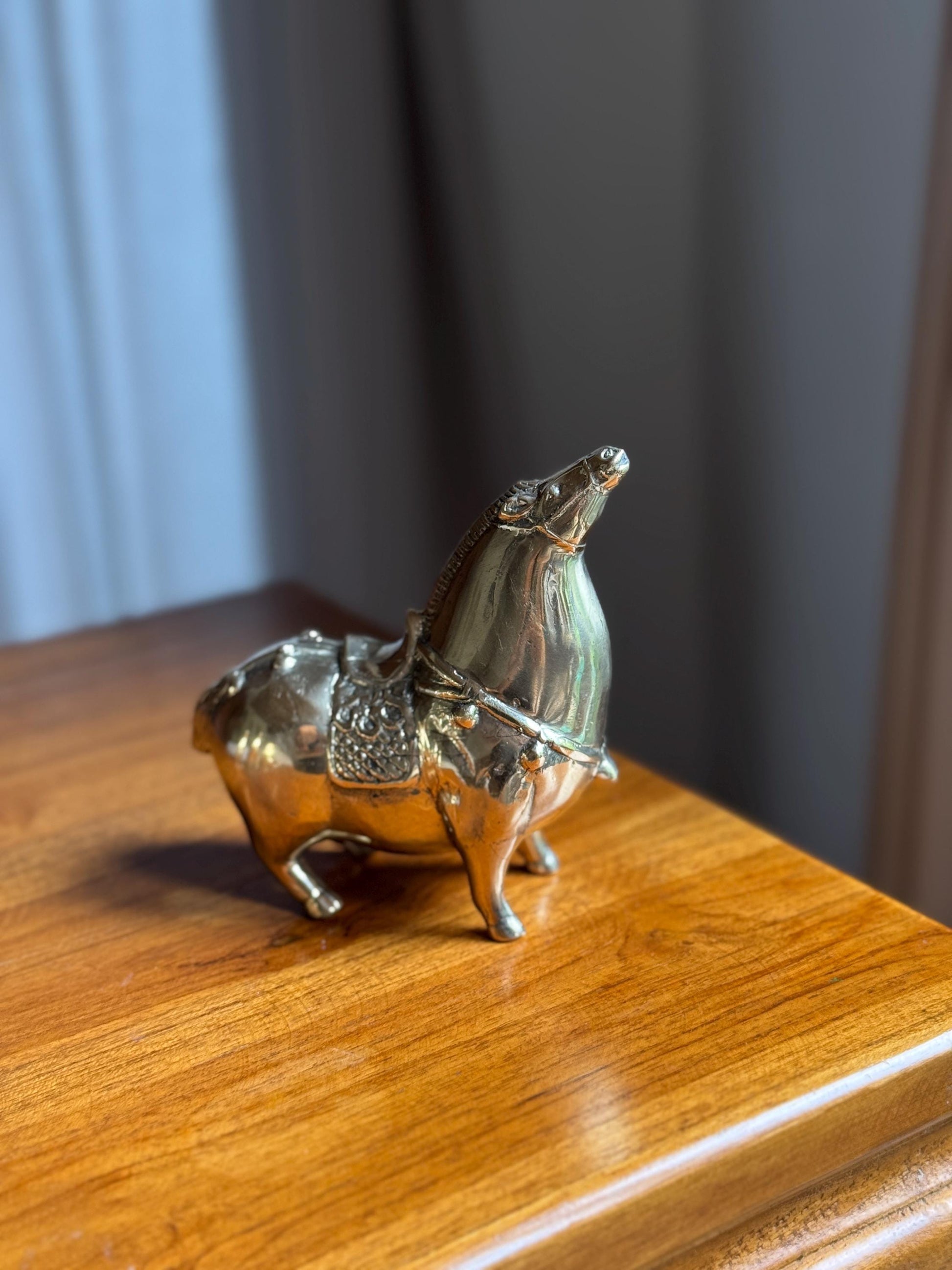 Brass Horse Figurines