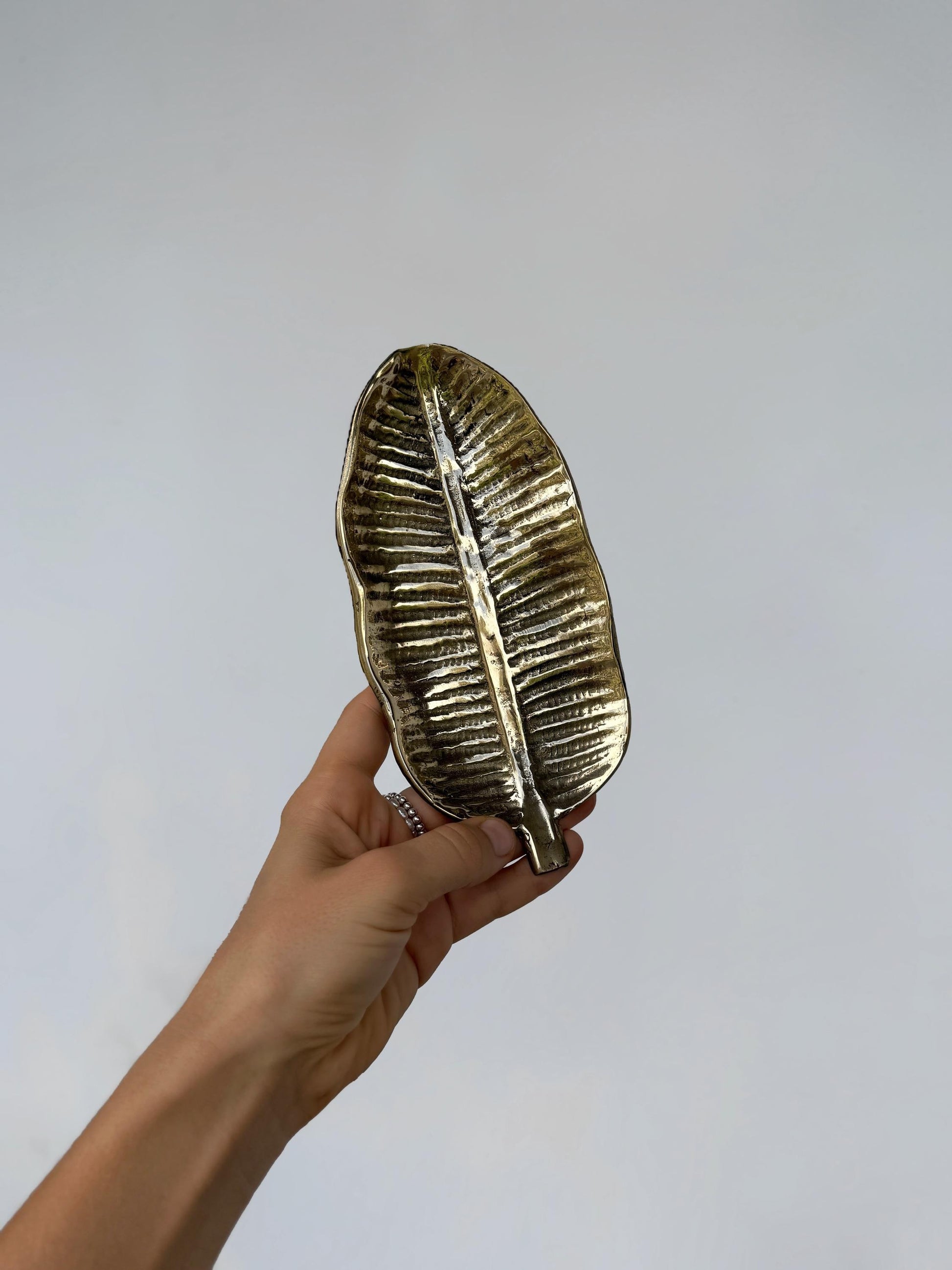 Gold Leaf Trinket Dish