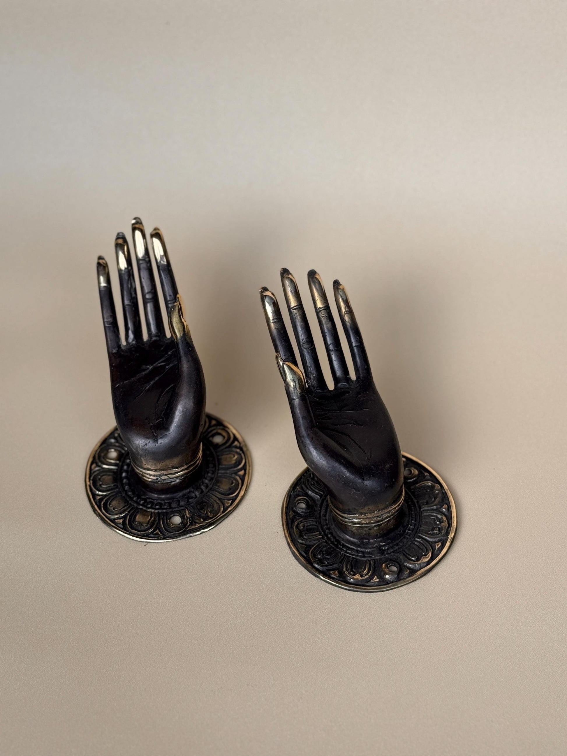 Brass Mudra Hand Hook