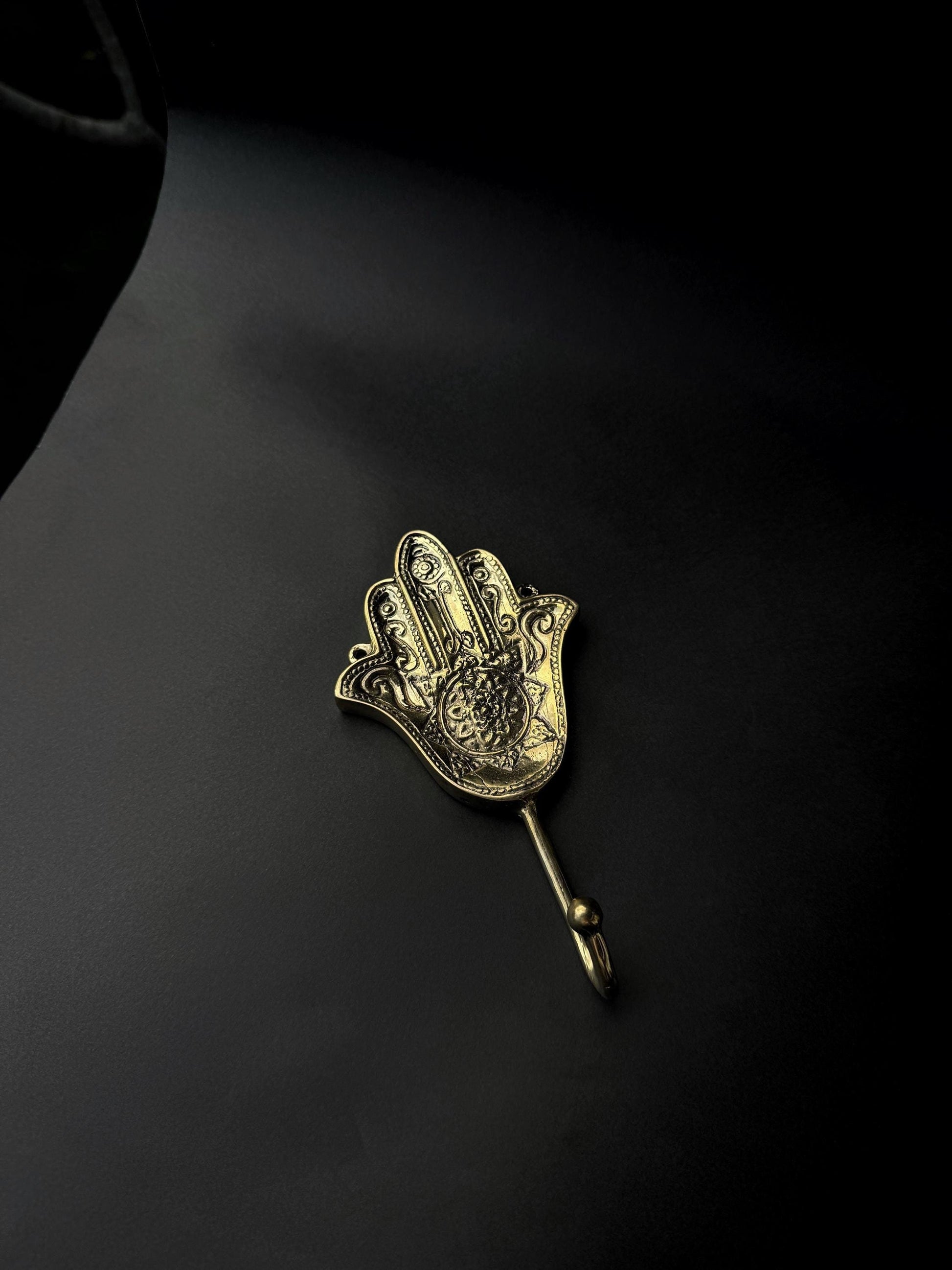 Brass Hamsa Wall Hook