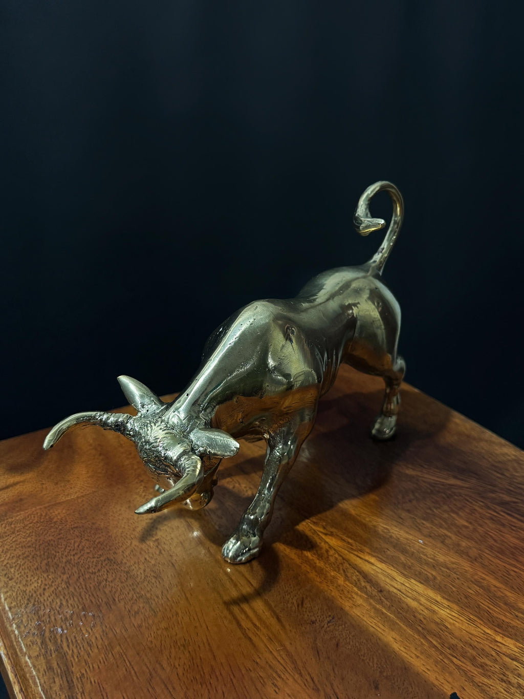 Golden Bull Sculpture