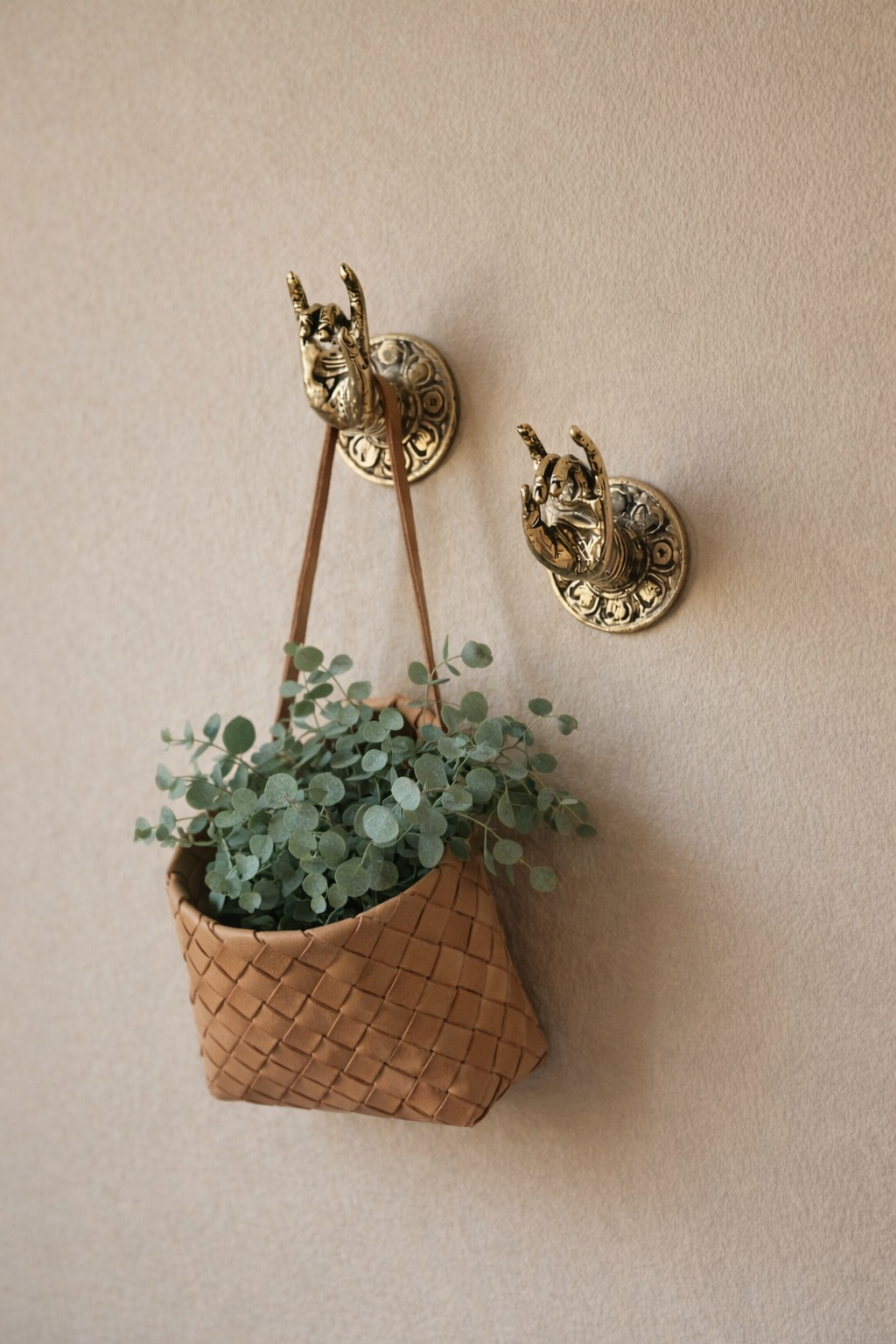Brass Knob "Buddha Hand" | Yoga & Boho Decor Hardware