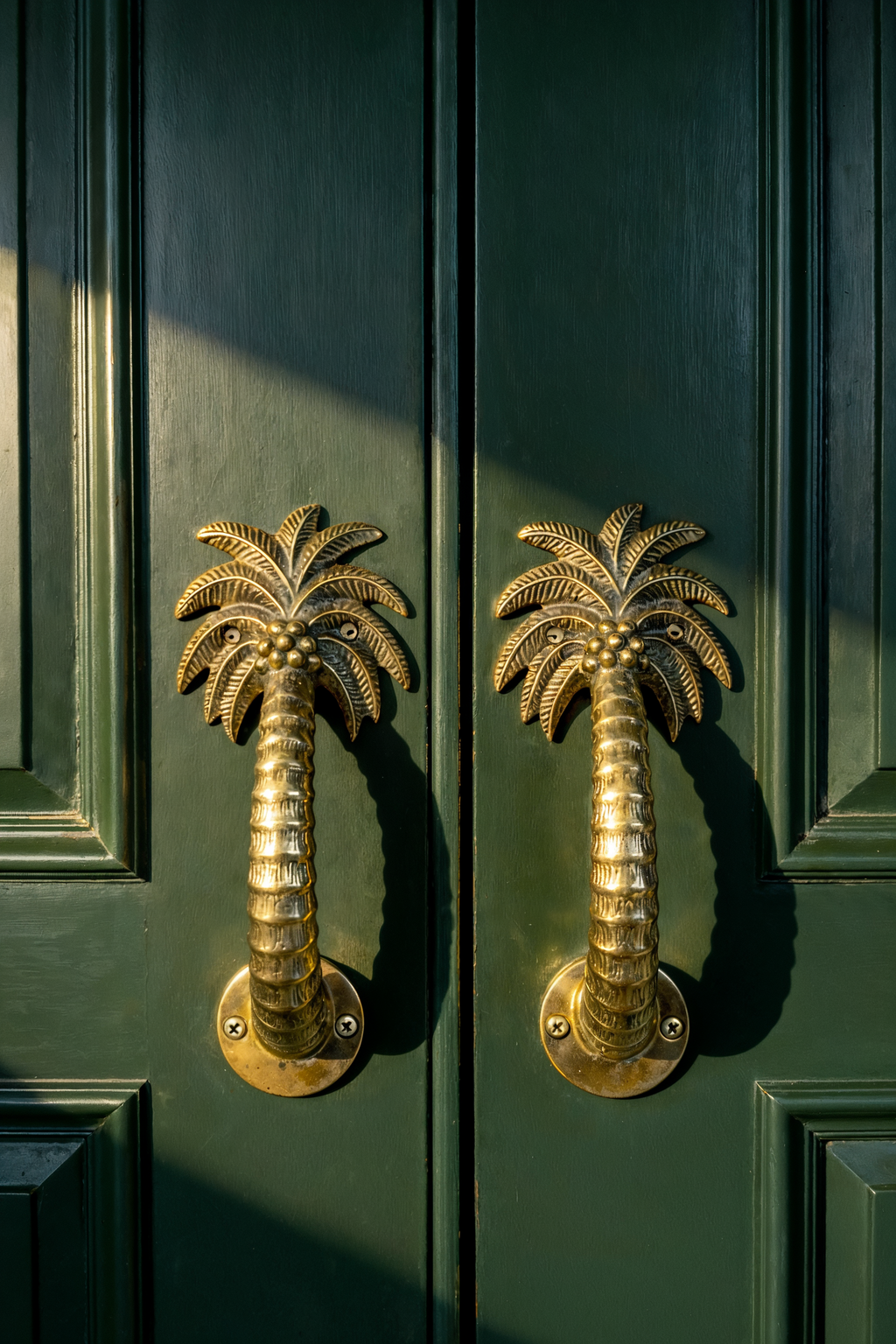 Palm Tree Door Handles