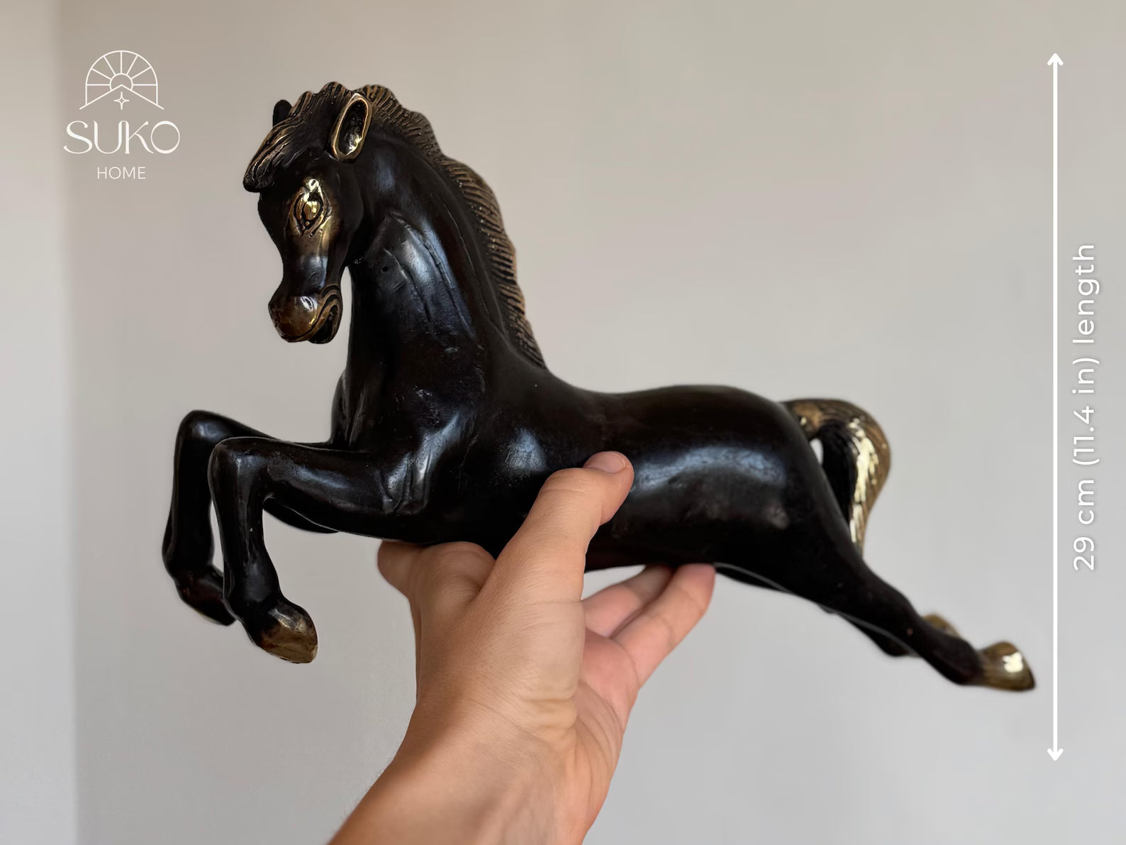 Brass Horse Figurine