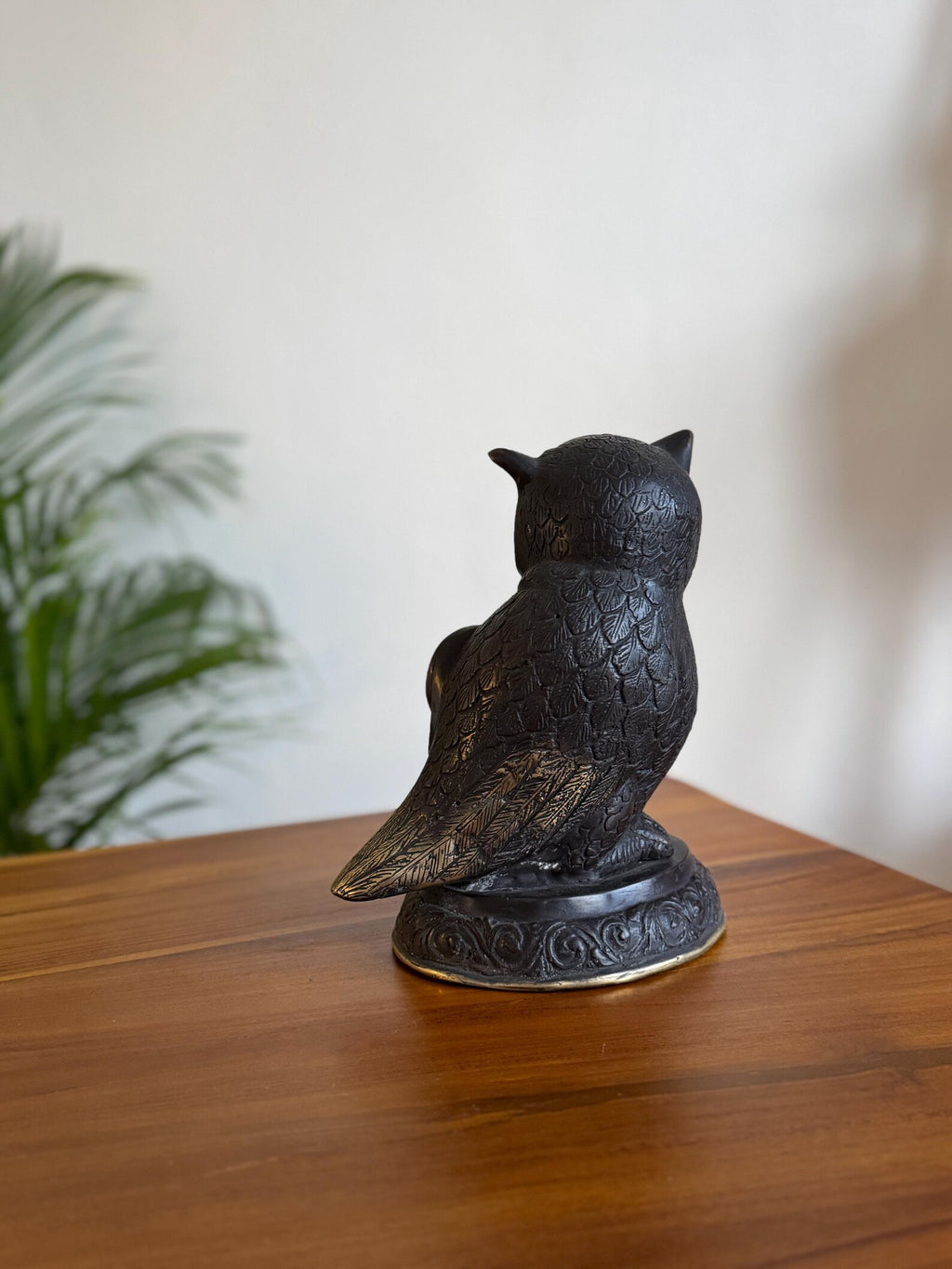 Vintage Brass Owl Figurine