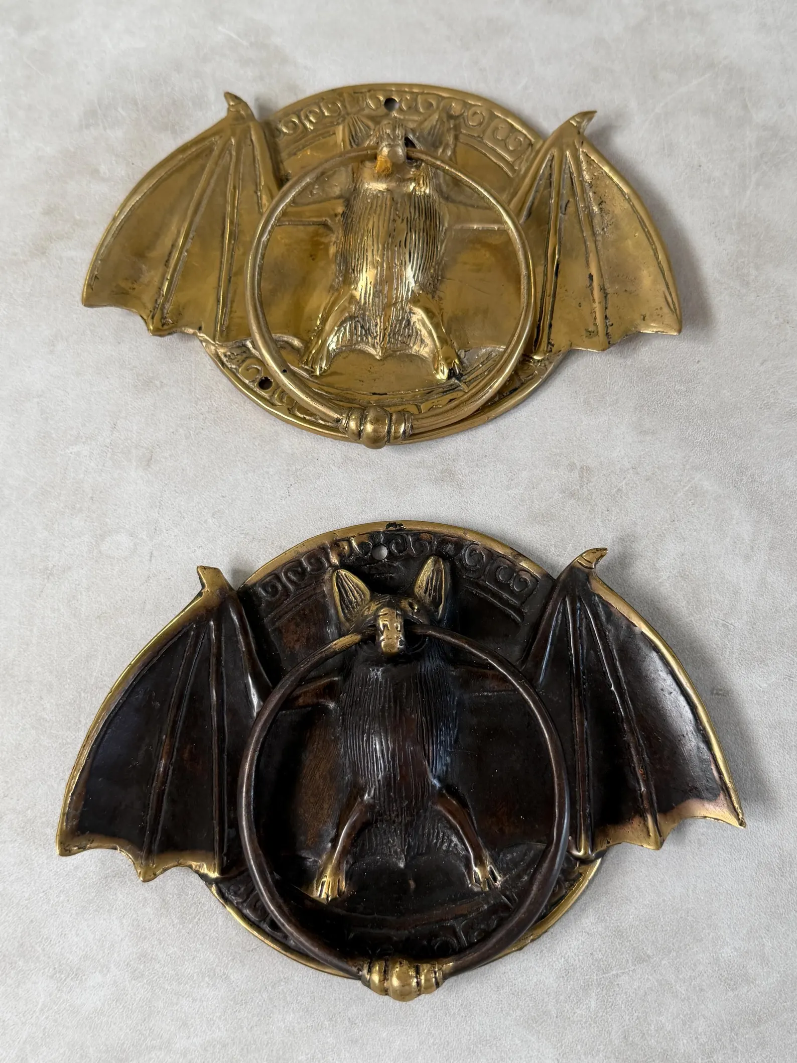Brass Bat Door Knocker