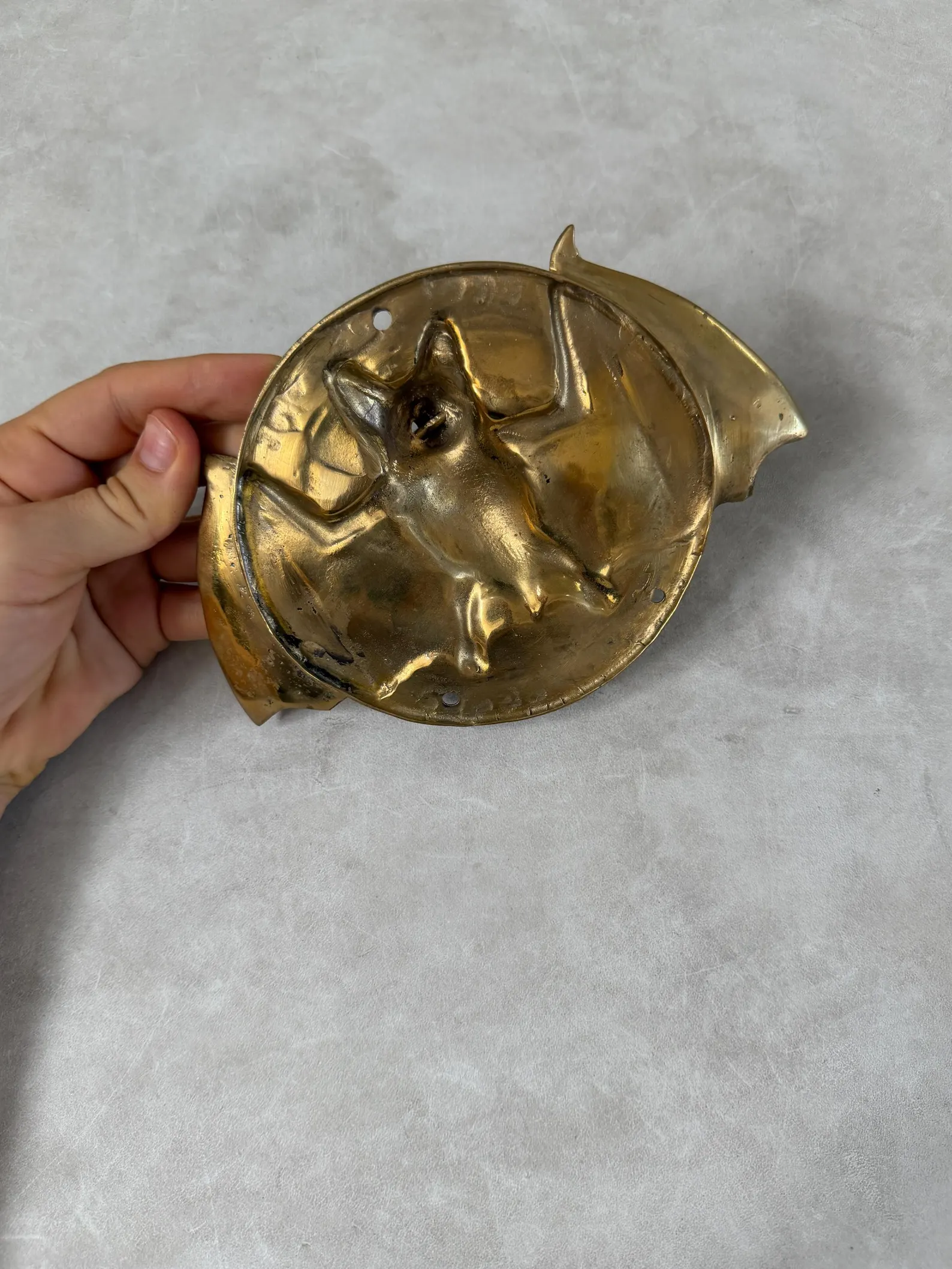 Brass Bat Door Knocker