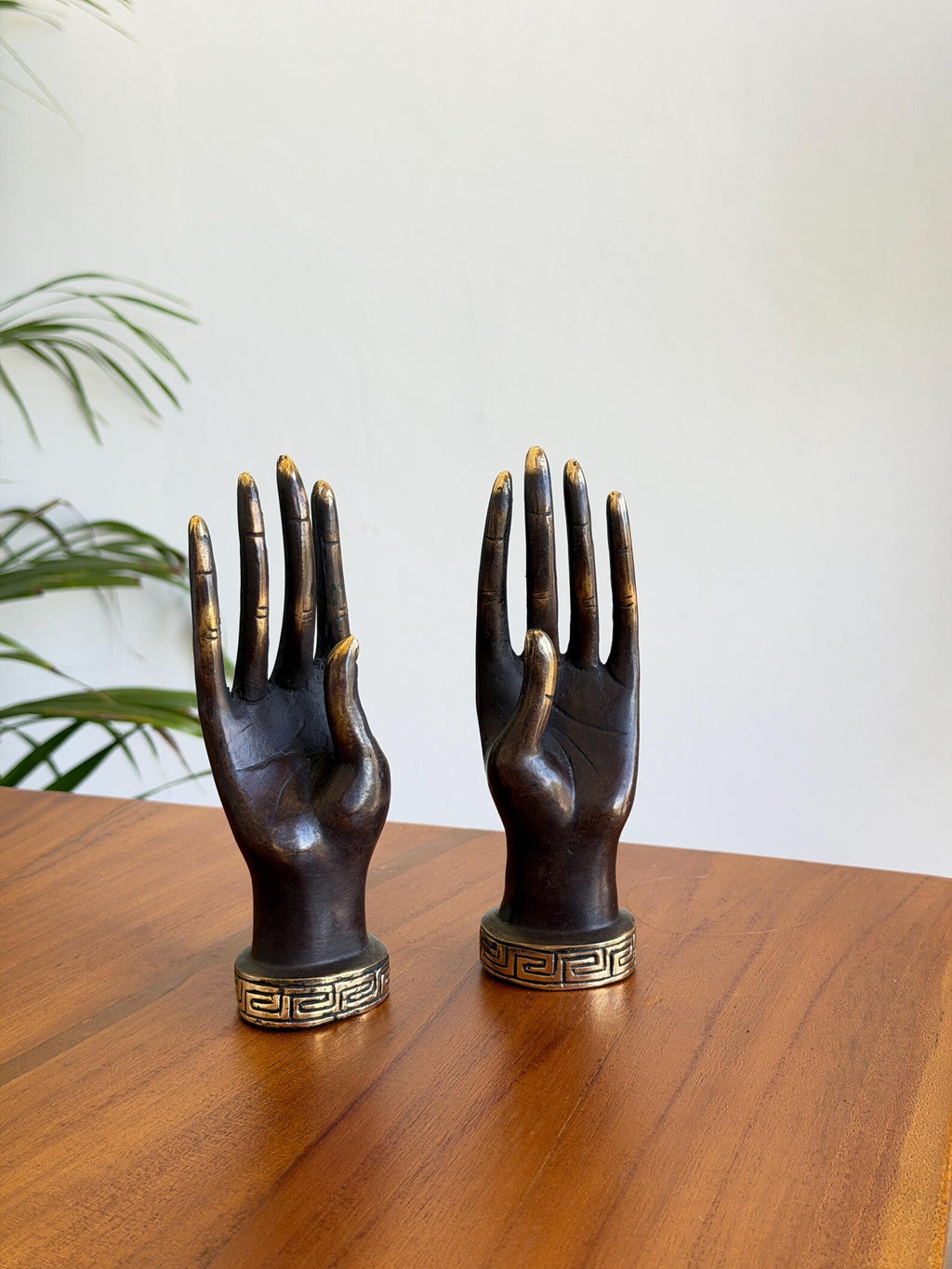 Brass Hand Jewellery Holder