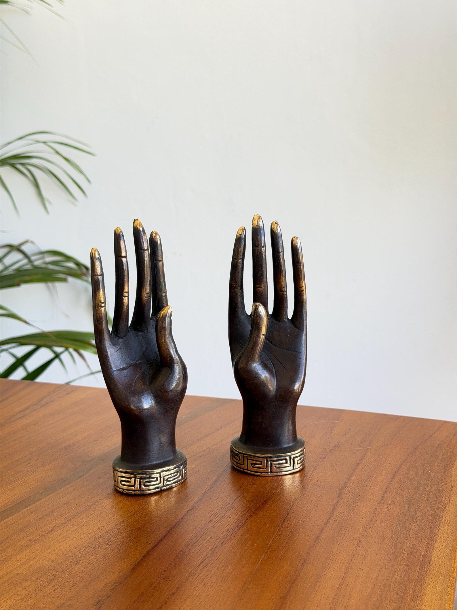 Brass Hand Jewellery Holder