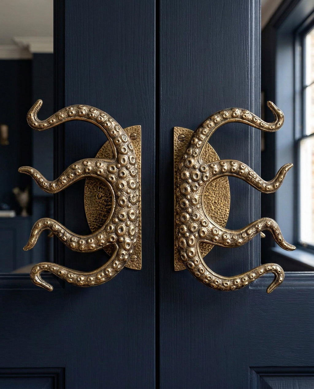 Whimsical Octopus Tentacle Door Handle