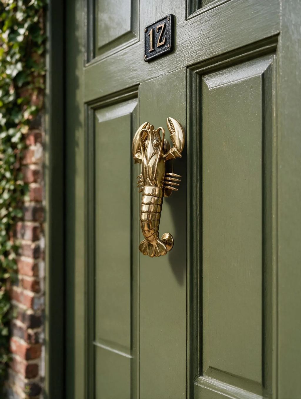 Brass Lobster Door Knocker