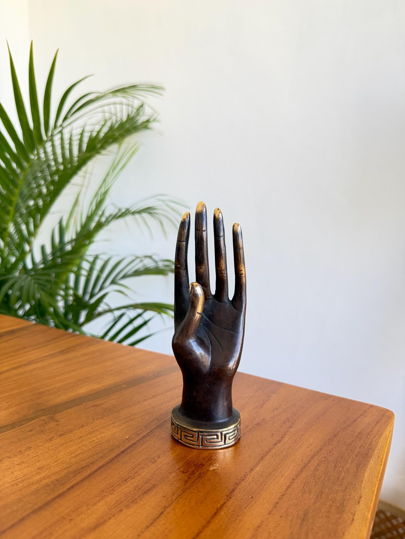 Brass Hand Jewellery Holder