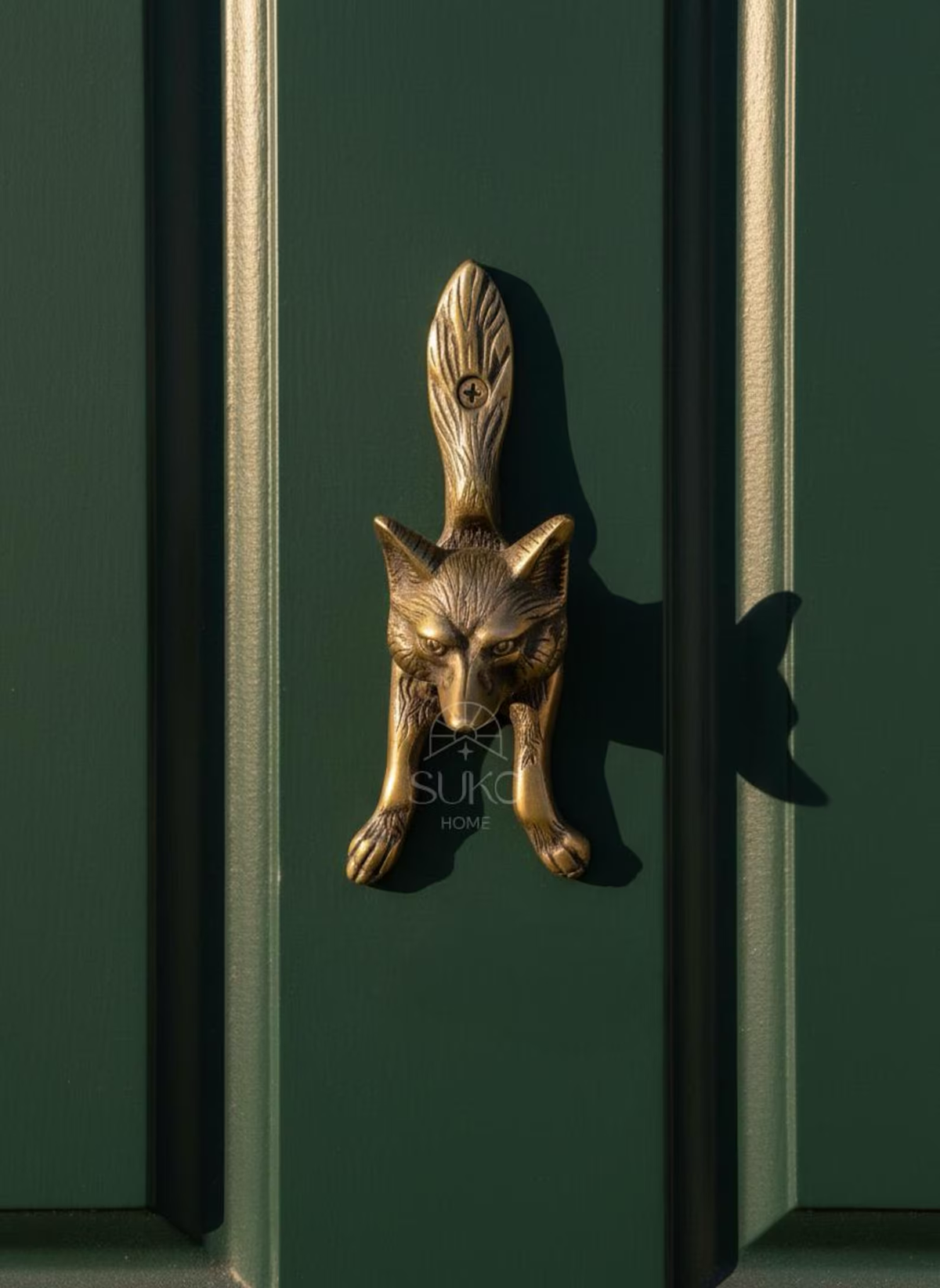 Brass Fox Door Knocker