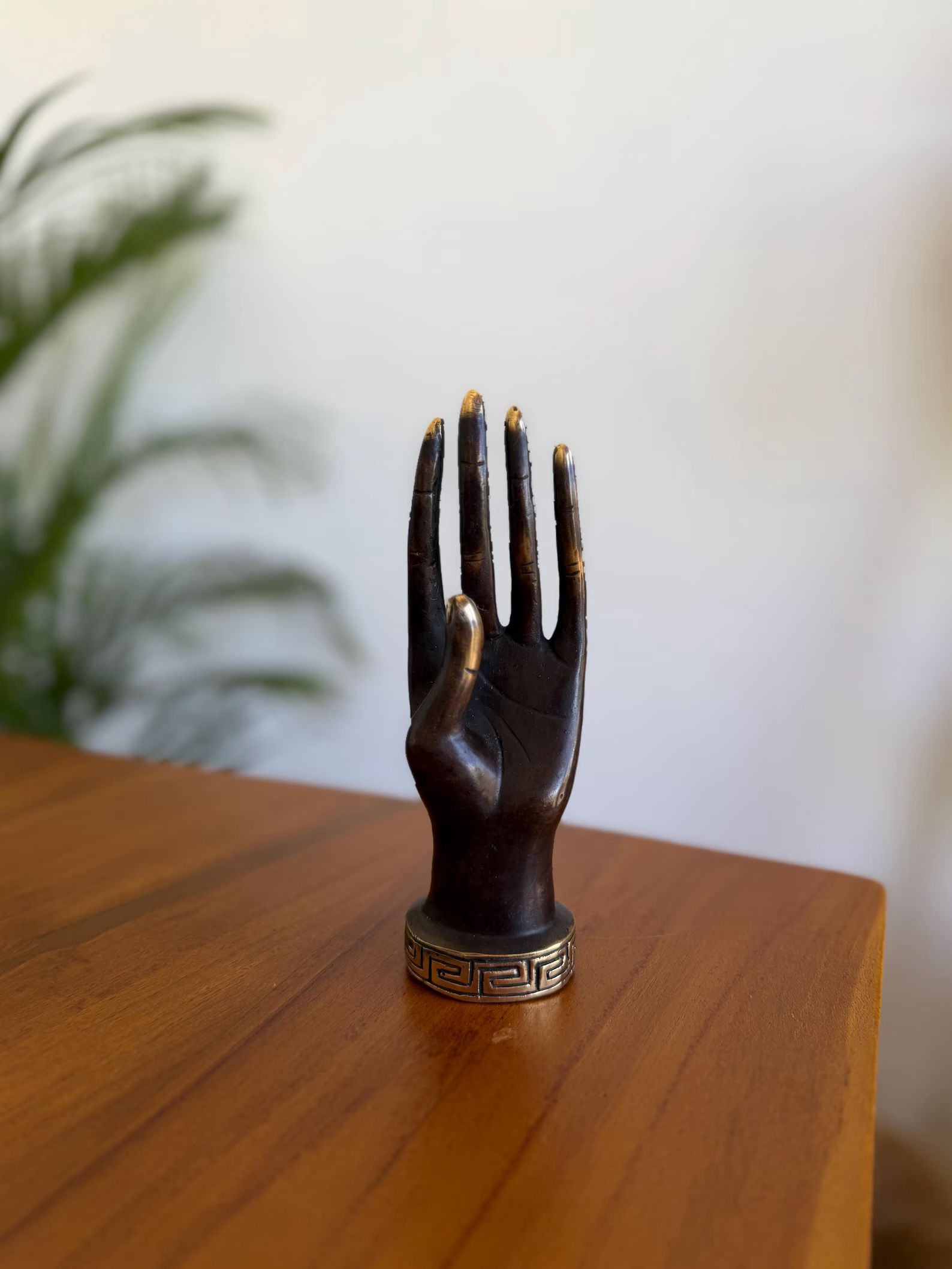 Brass Hand Jewellery Holder