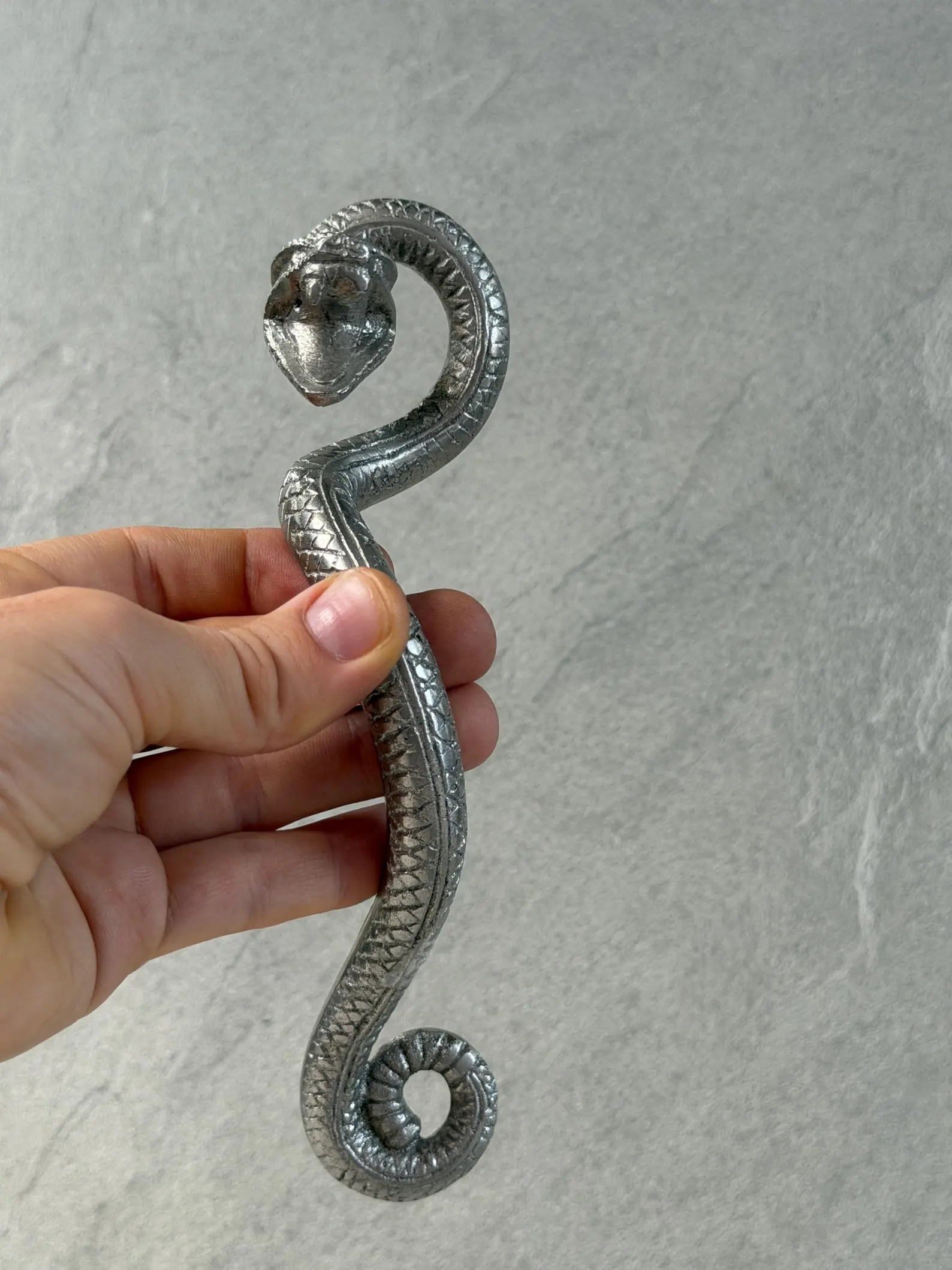 Brass Snake Door Handle