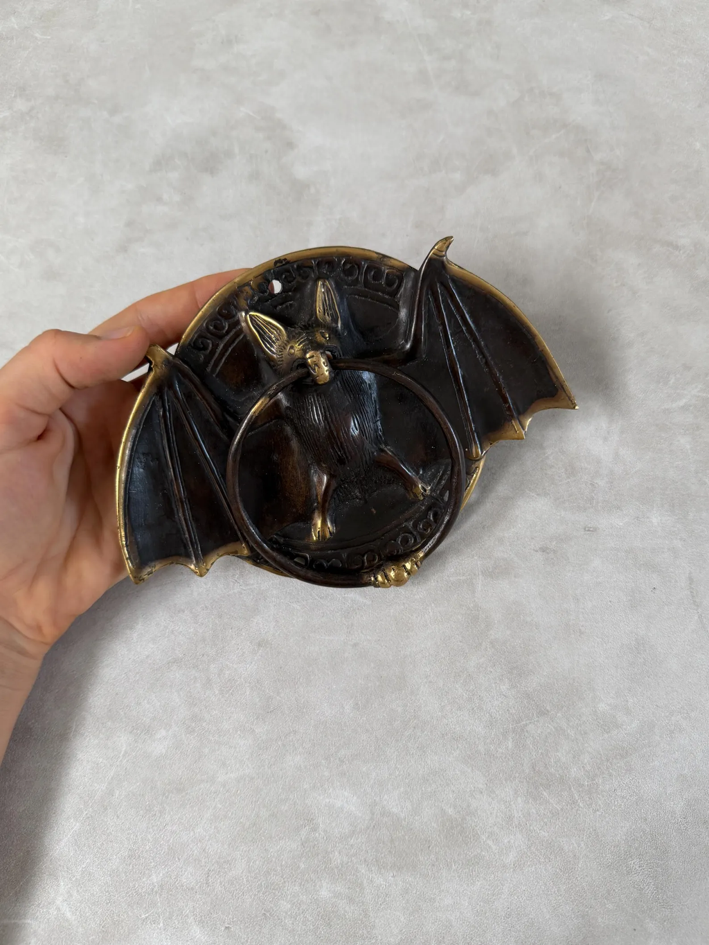 Brass Bat Door Knocker