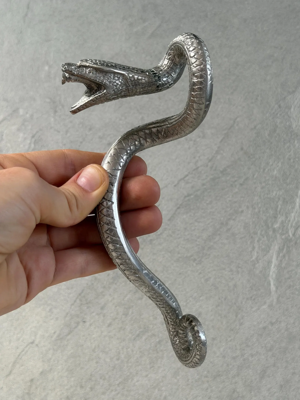 Brass Snake Door Handle