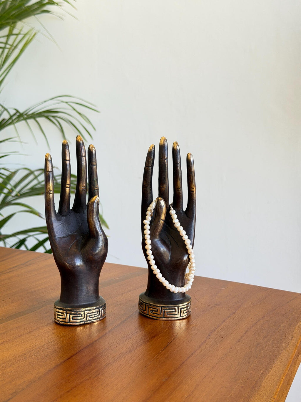 Brass Hand Jewellery Holder