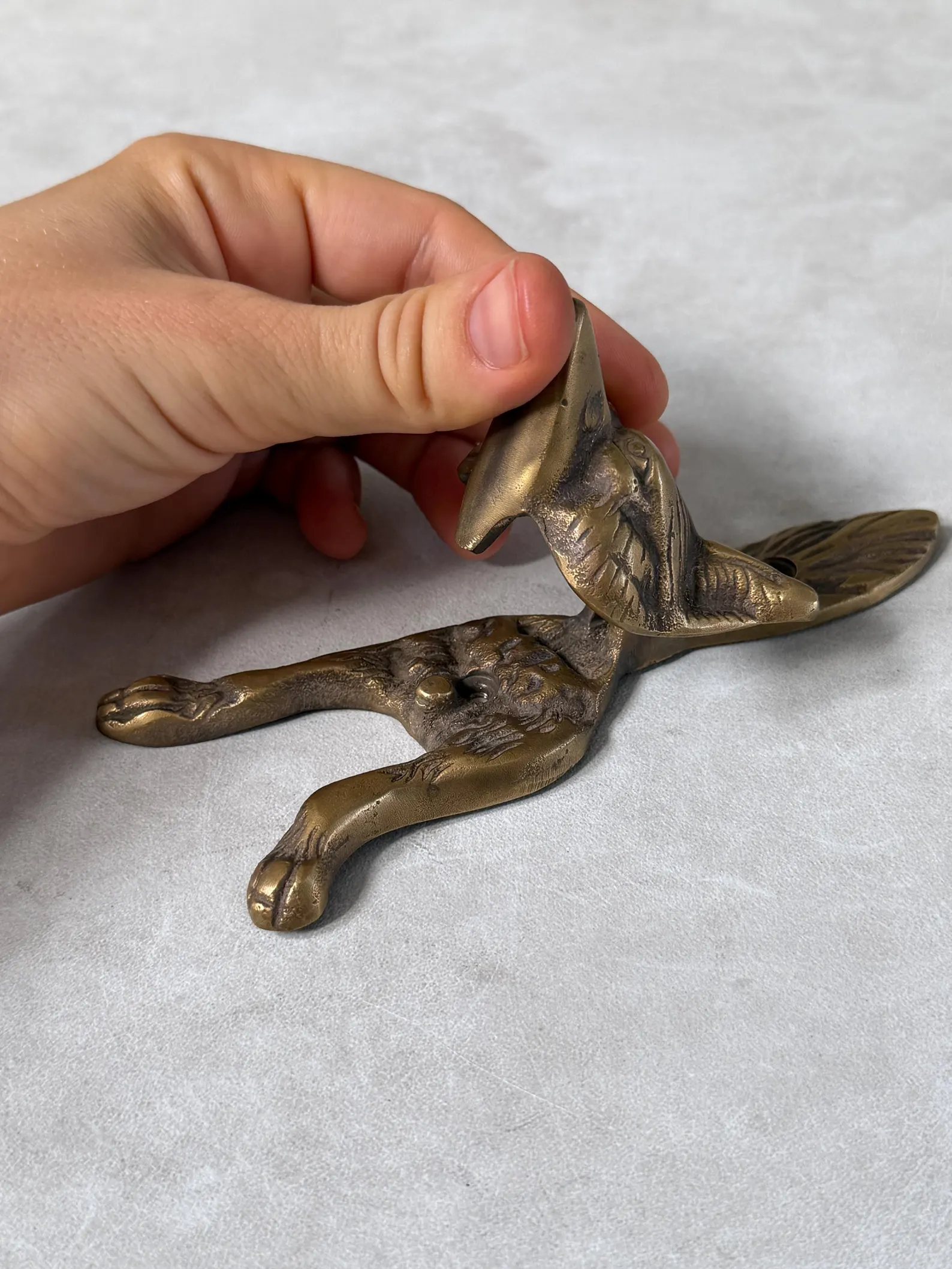 Brass Fox Door Knocker