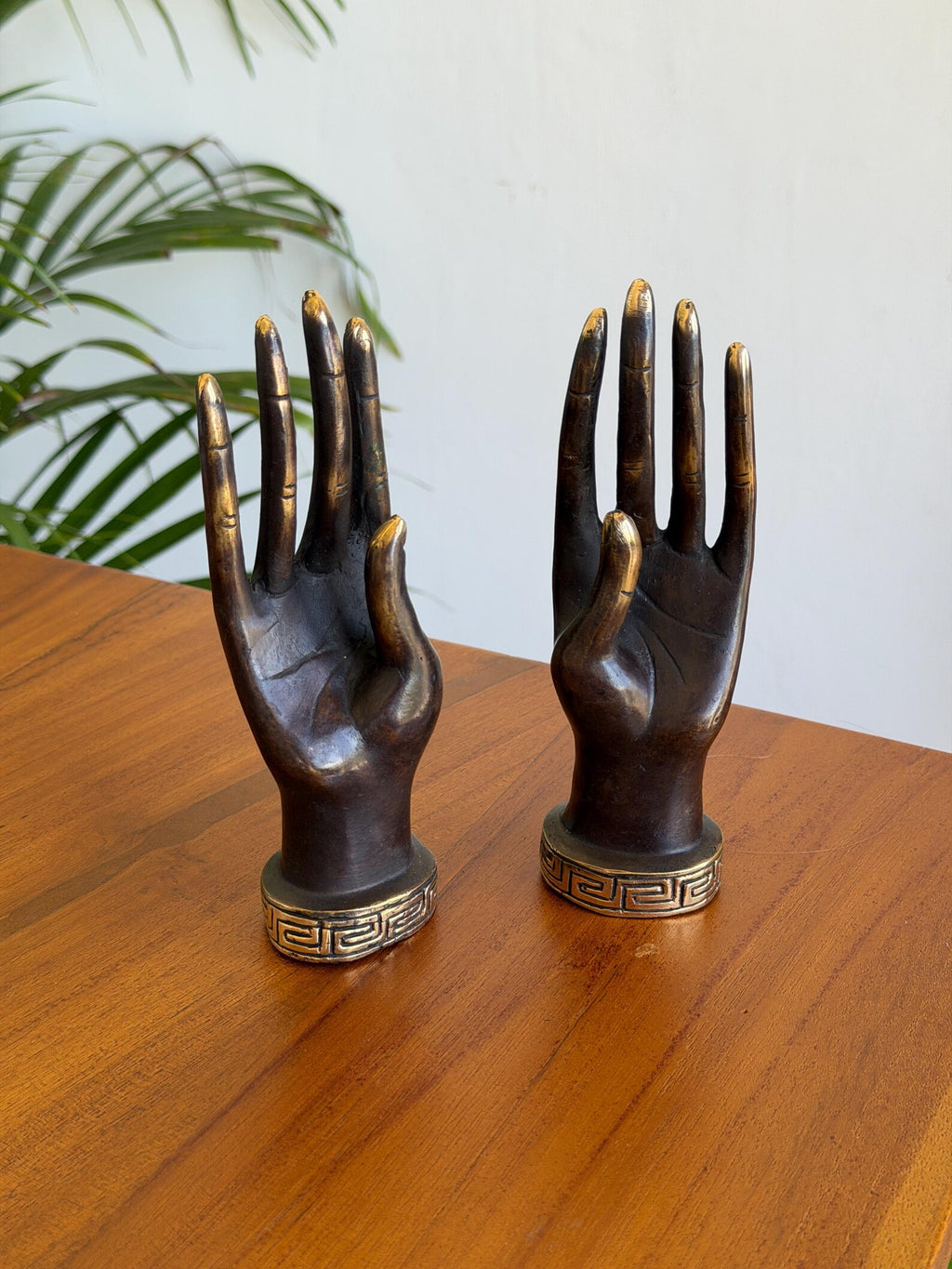 Brass Hand Jewellery Holder