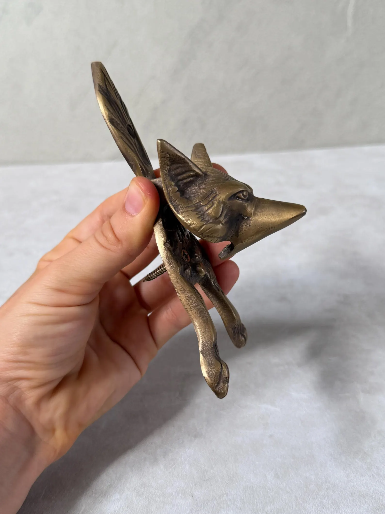 Brass Fox Door Knocker