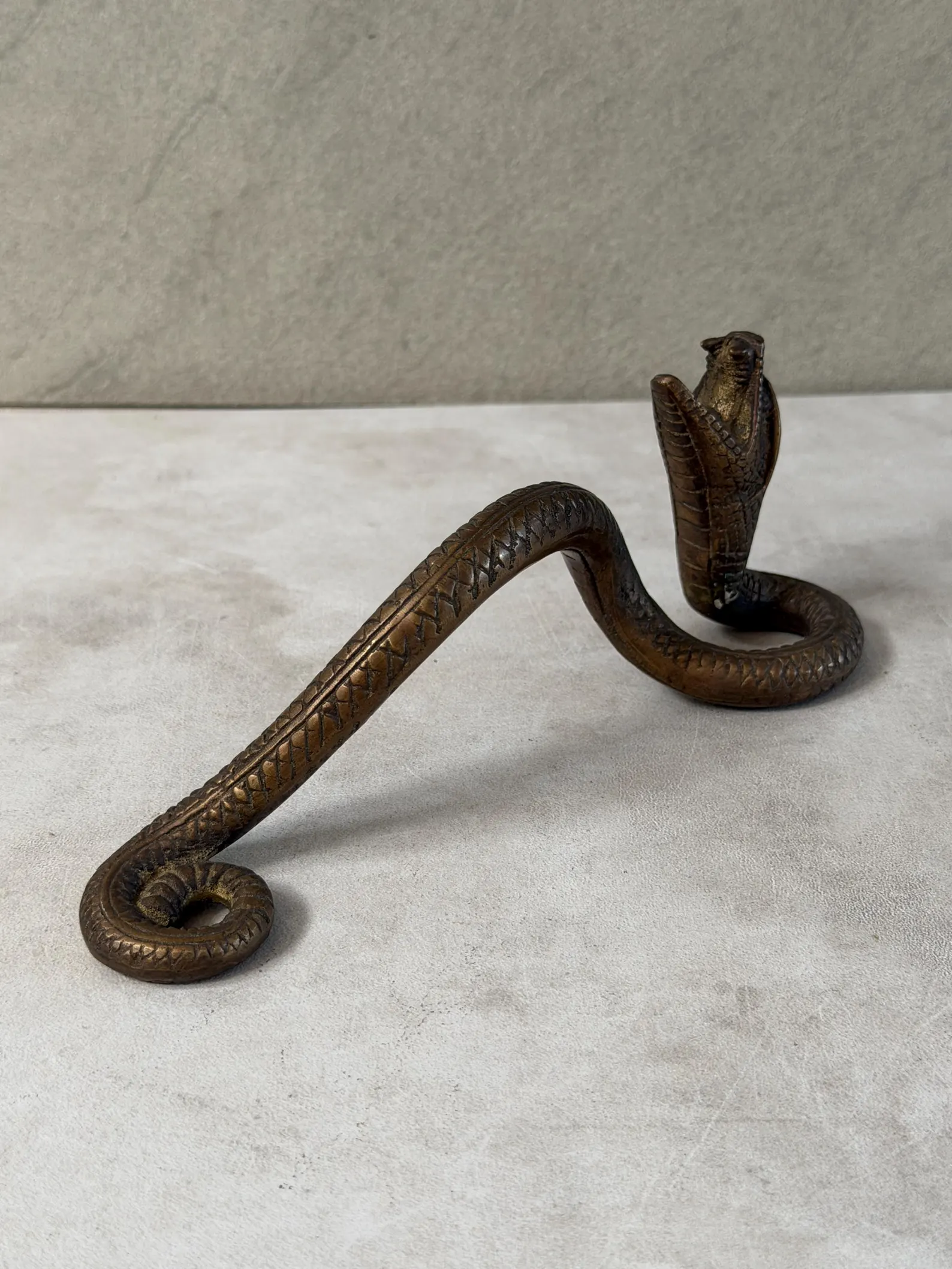 Brass Snake Door Handle