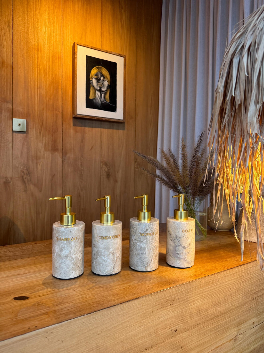 Luxury Marble Soap Dispenser "Carrara Gold"