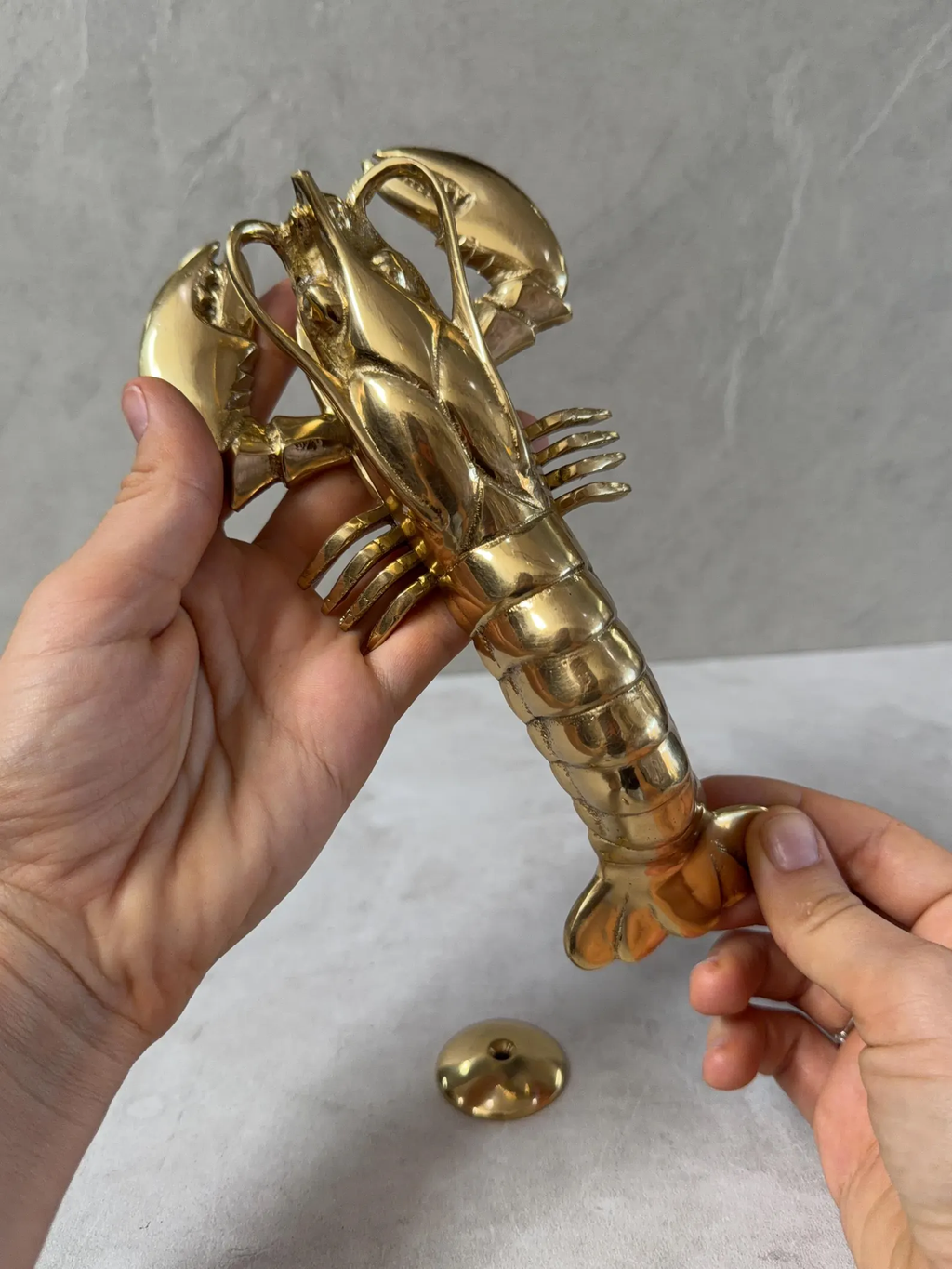 Brass Lobster Door Knocker