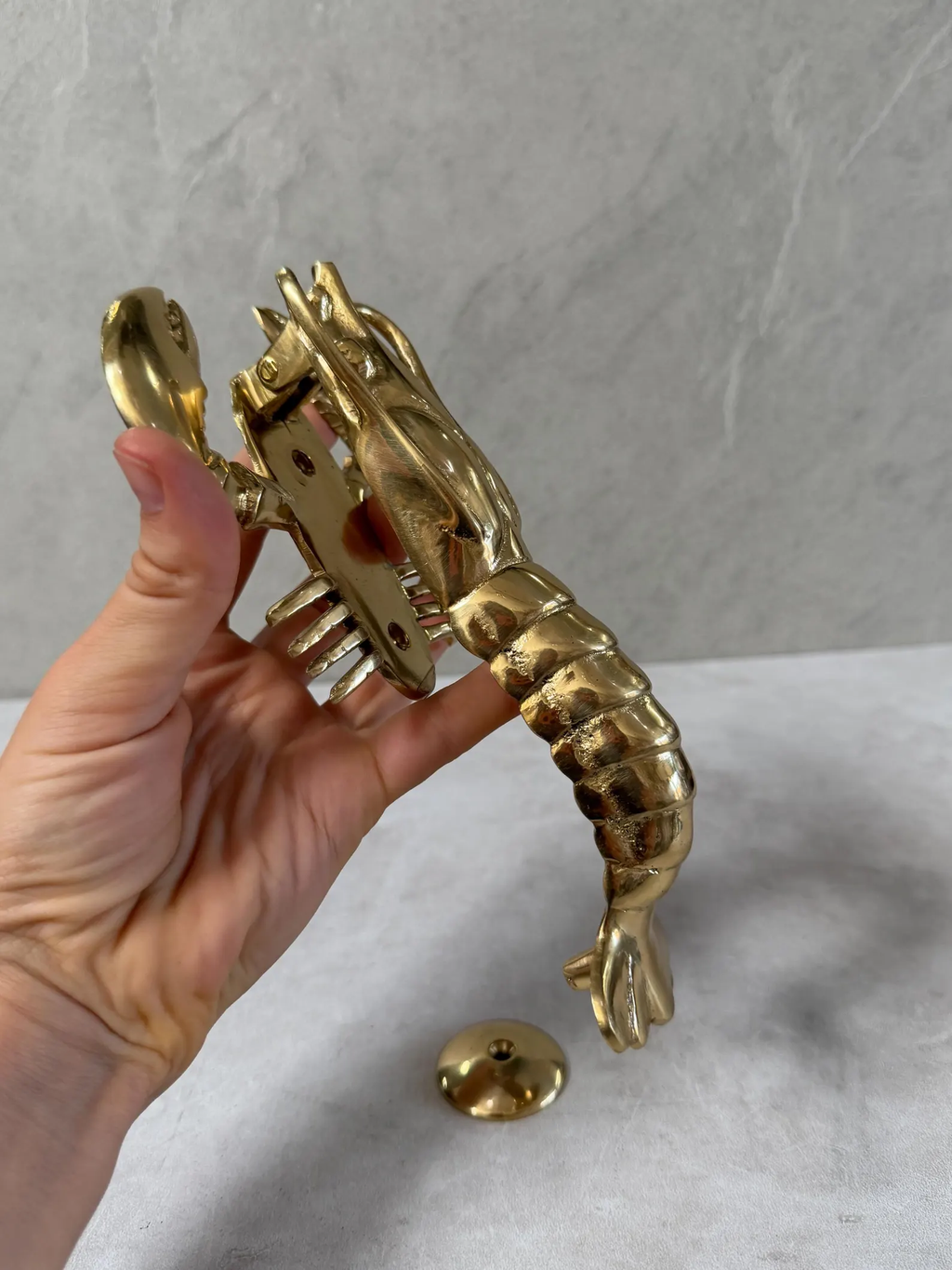 Brass Lobster Door Knocker