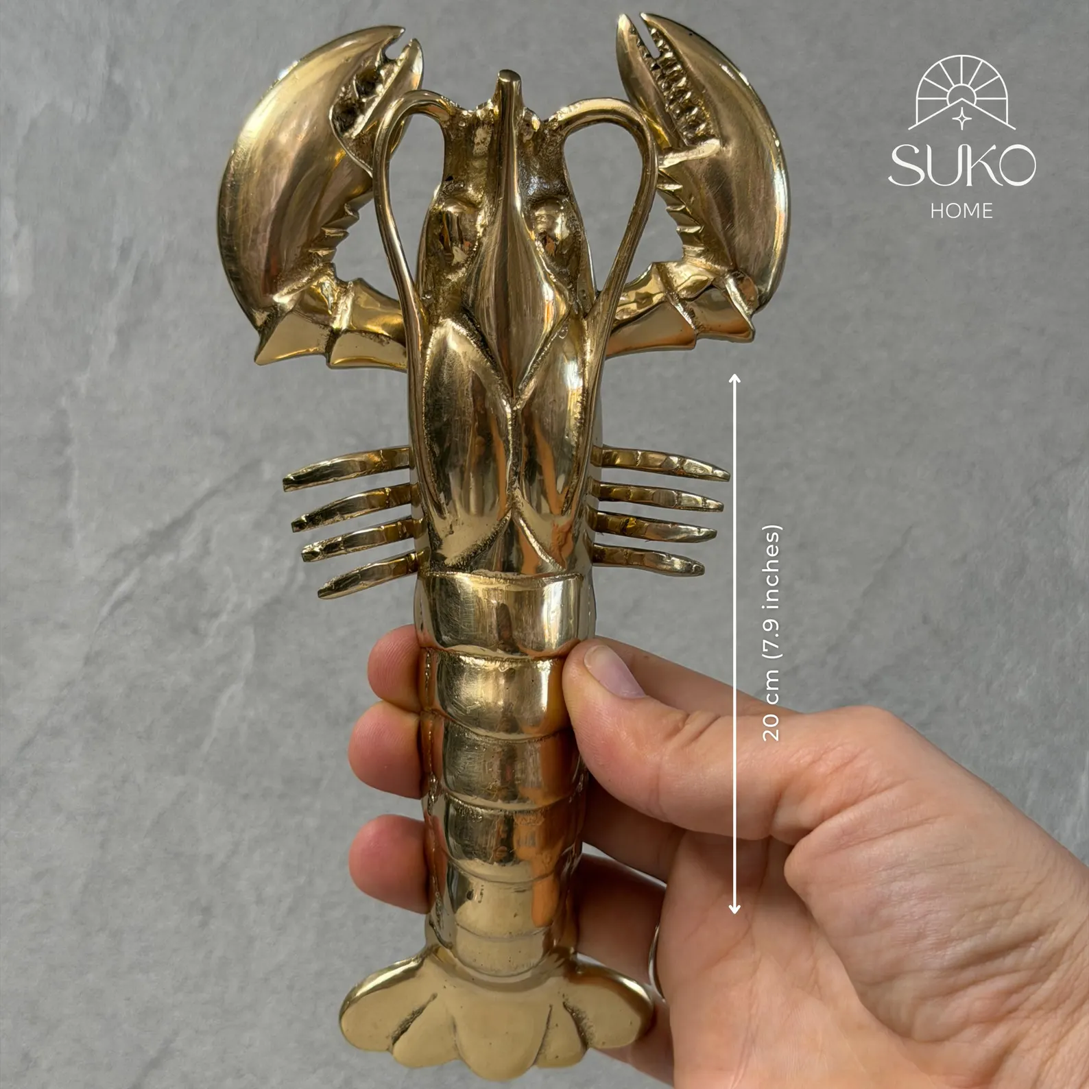 Brass Lobster Door Knocker