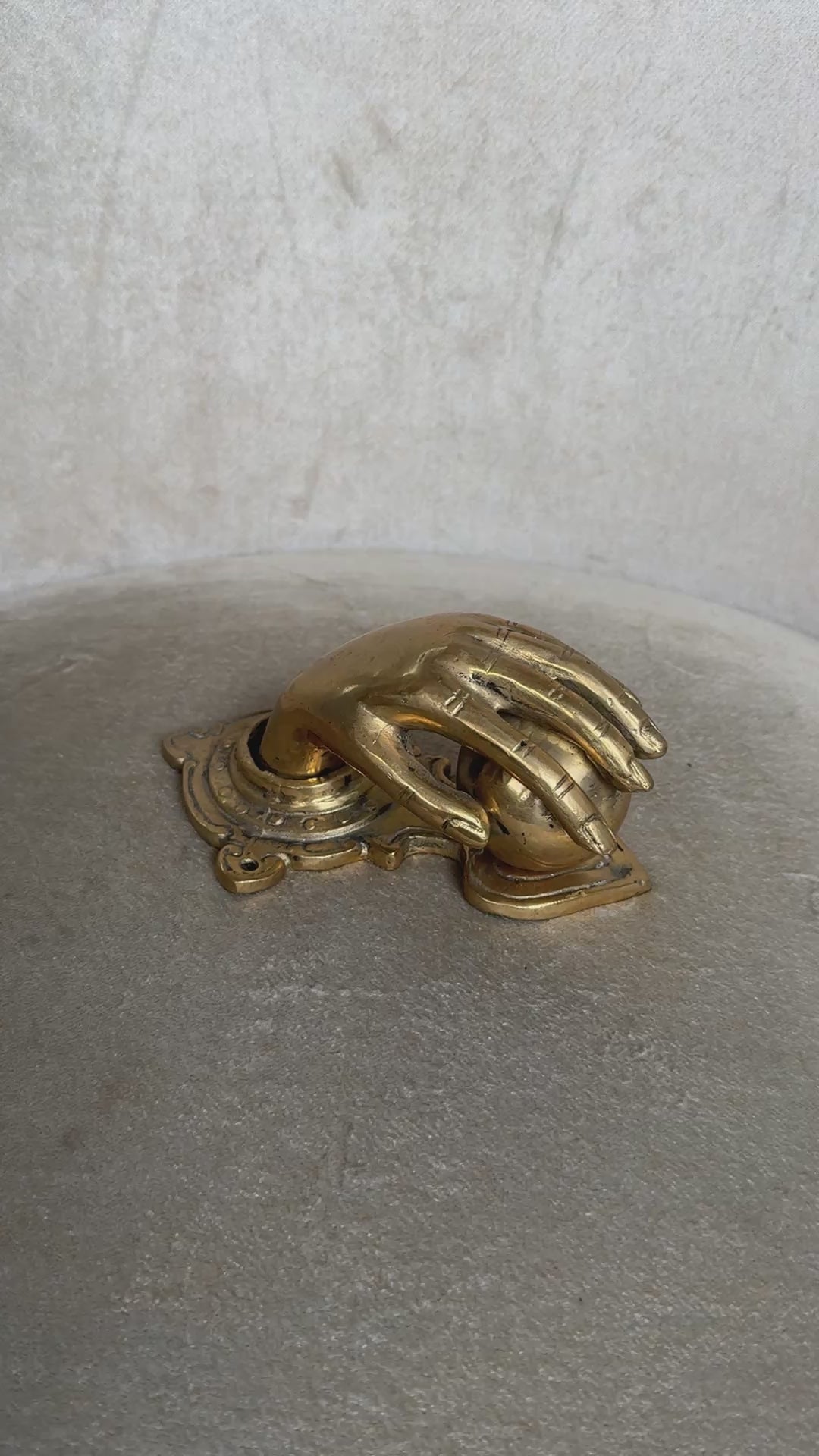 Hand Brass Door Knocker