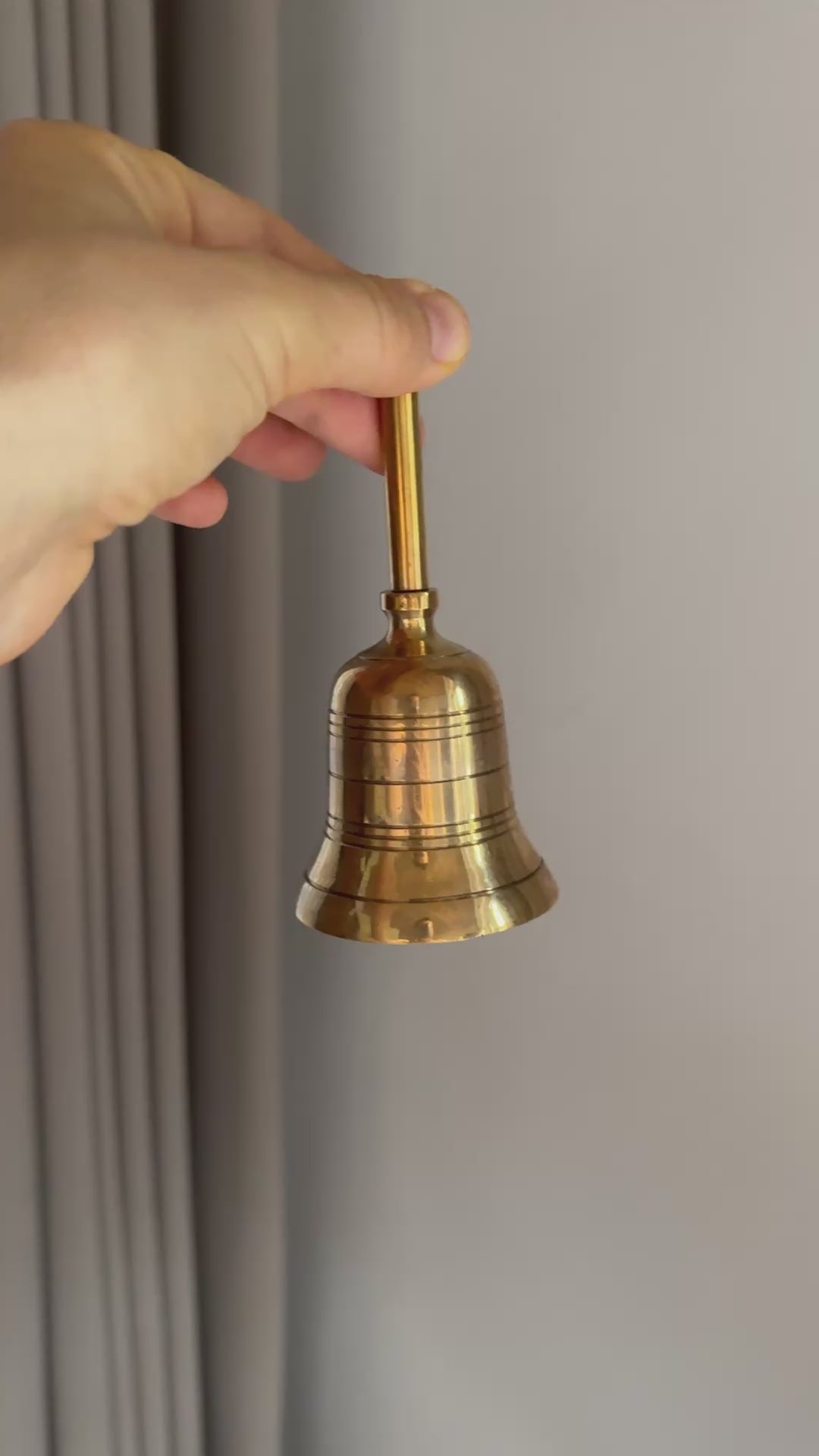Vintage Gold Hand Bell