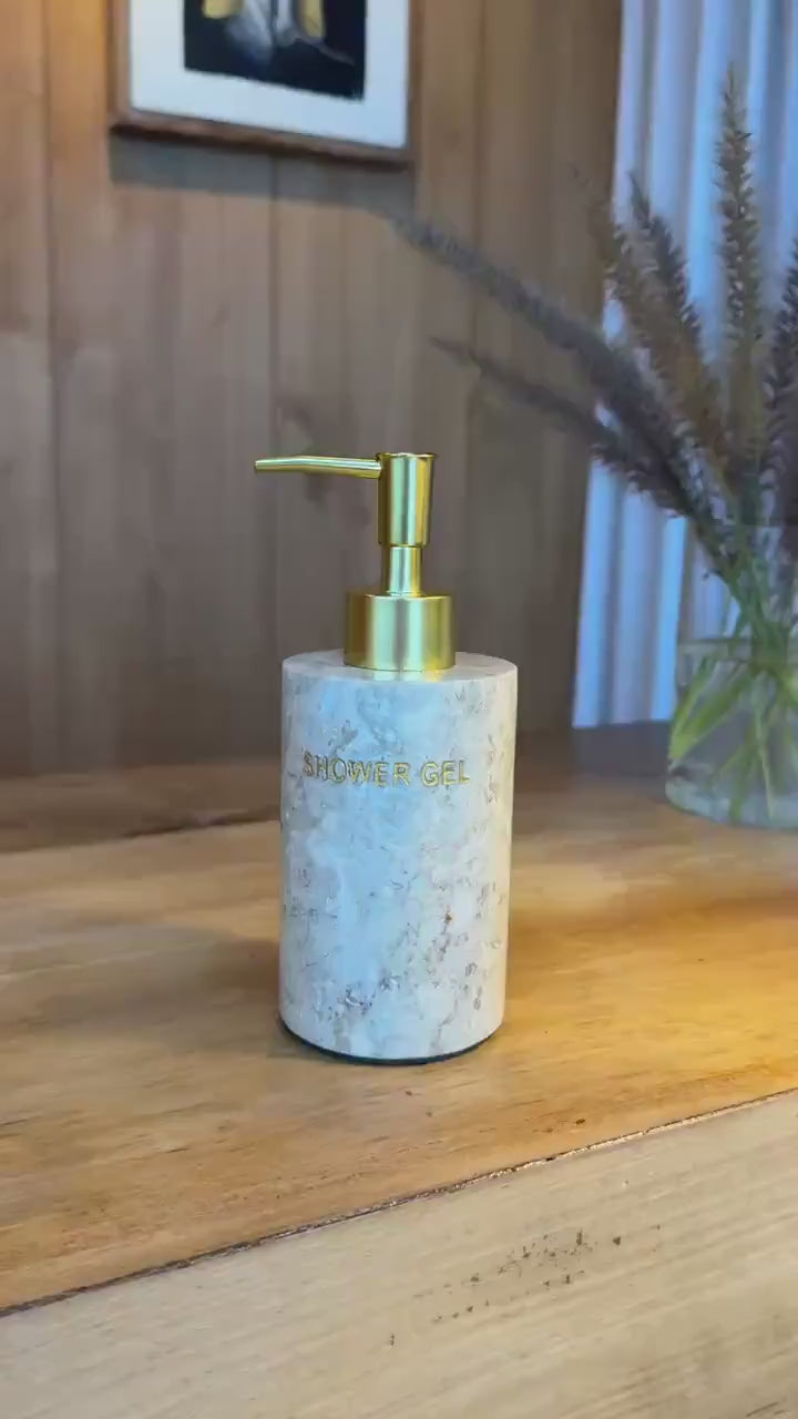 Luxury Marble Soap Dispenser "Carrara Gold"