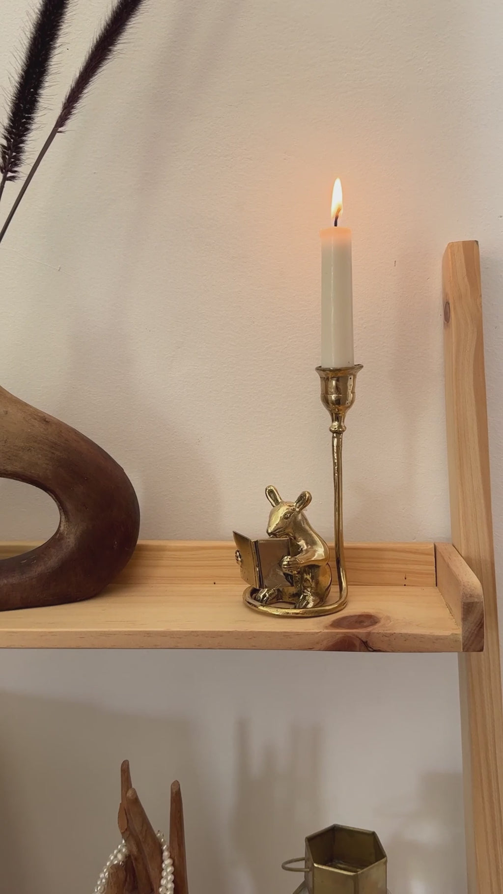 Brass Mouse Candleholder Set – Buy 2 Get 1 Free