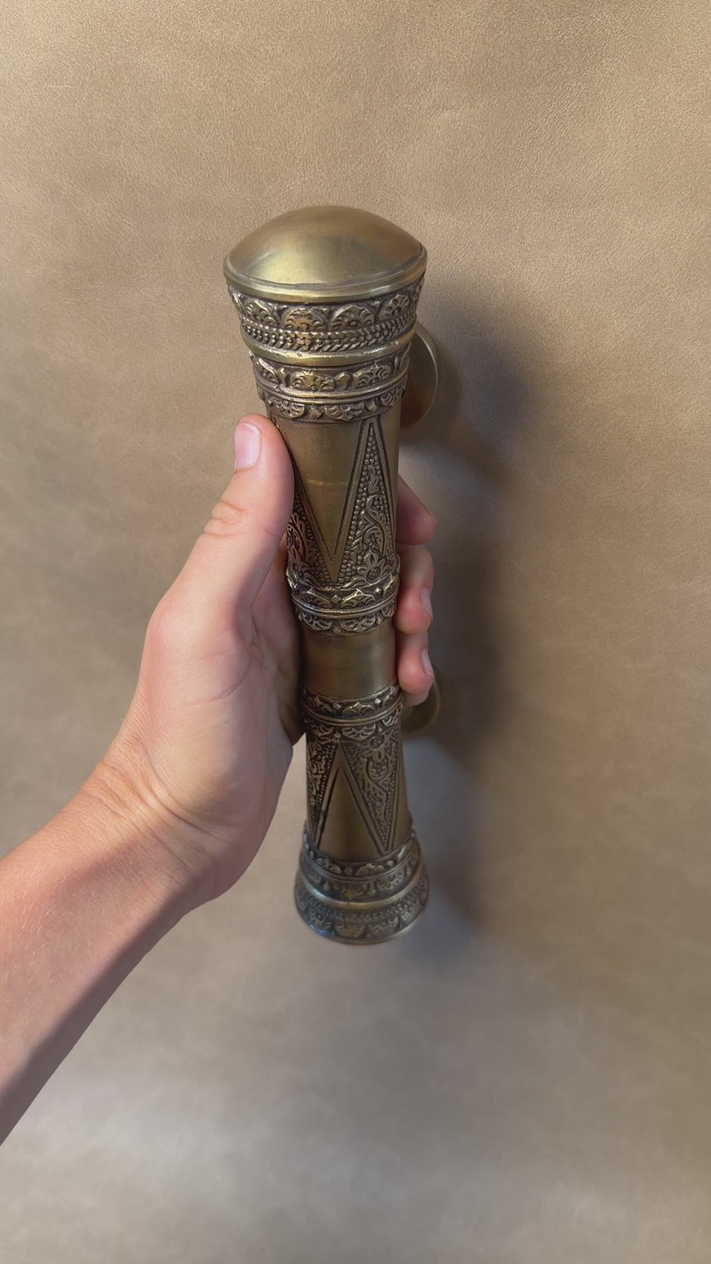 Oriental Vintage Brass Pull Handle